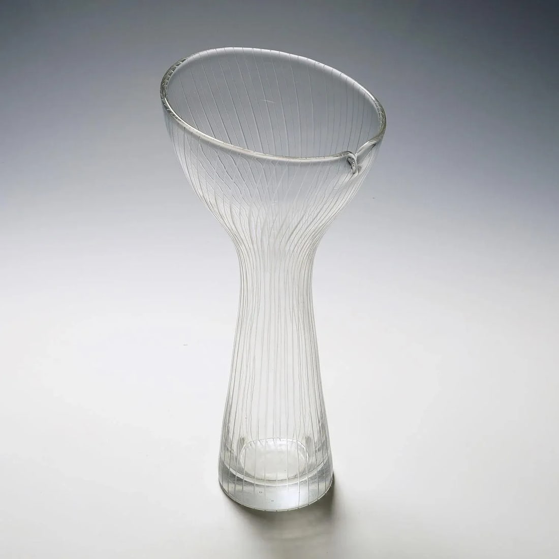 Vintage Art Glass Vase by Tapio Wirkkala for Iittala 1954 - 3