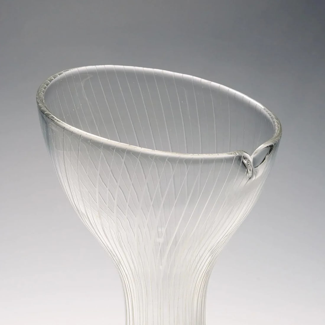 Vintage Art Glass Vase by Tapio Wirkkala for Iittala 1954 - 4