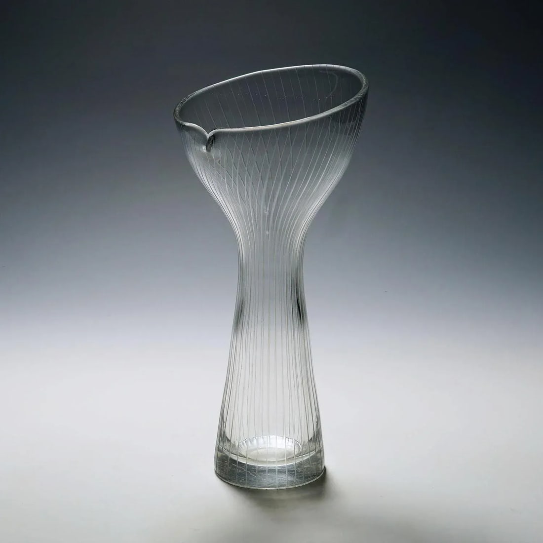 Vintage Art Glass Vase by Tapio Wirkkala for Iittala 1954 - 8