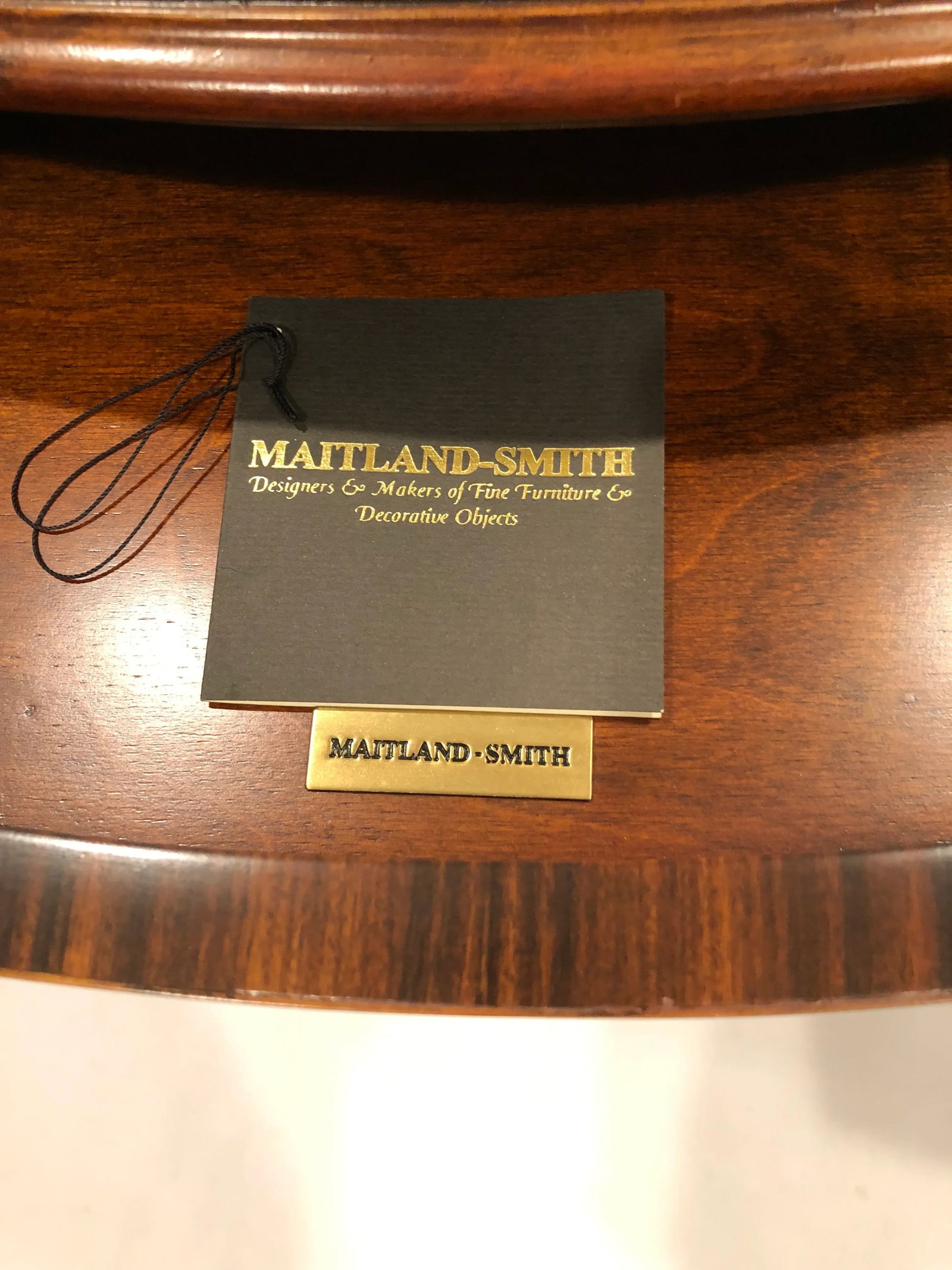 Maitland Smith Drop Leaf Inlaid Wood Side Tables- a Pair - 11