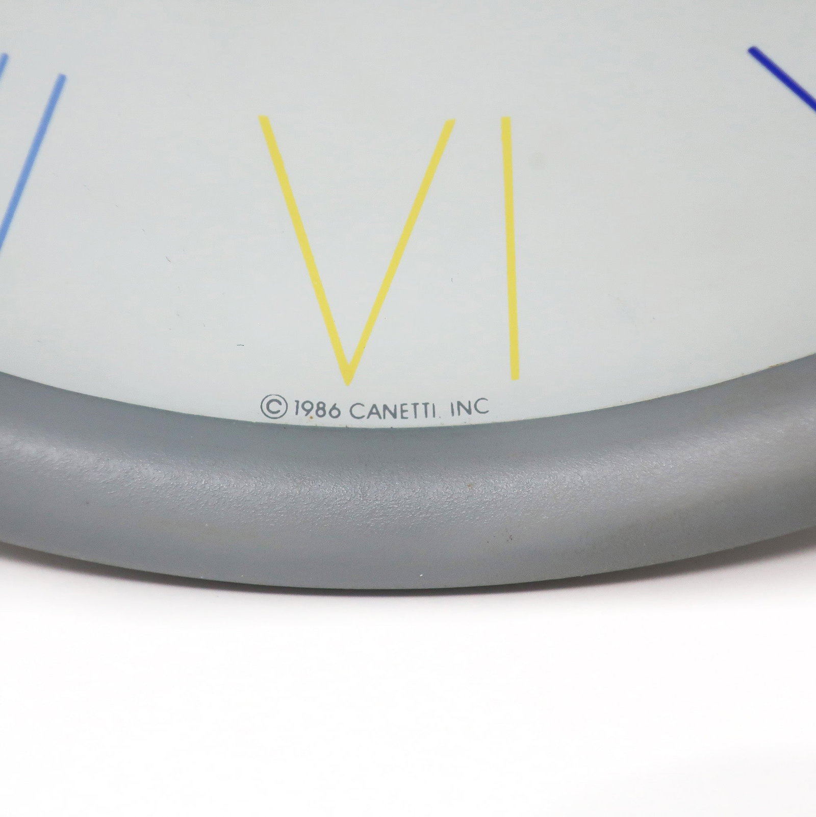 1980s Postmodern Canetti Wall Clock - 4