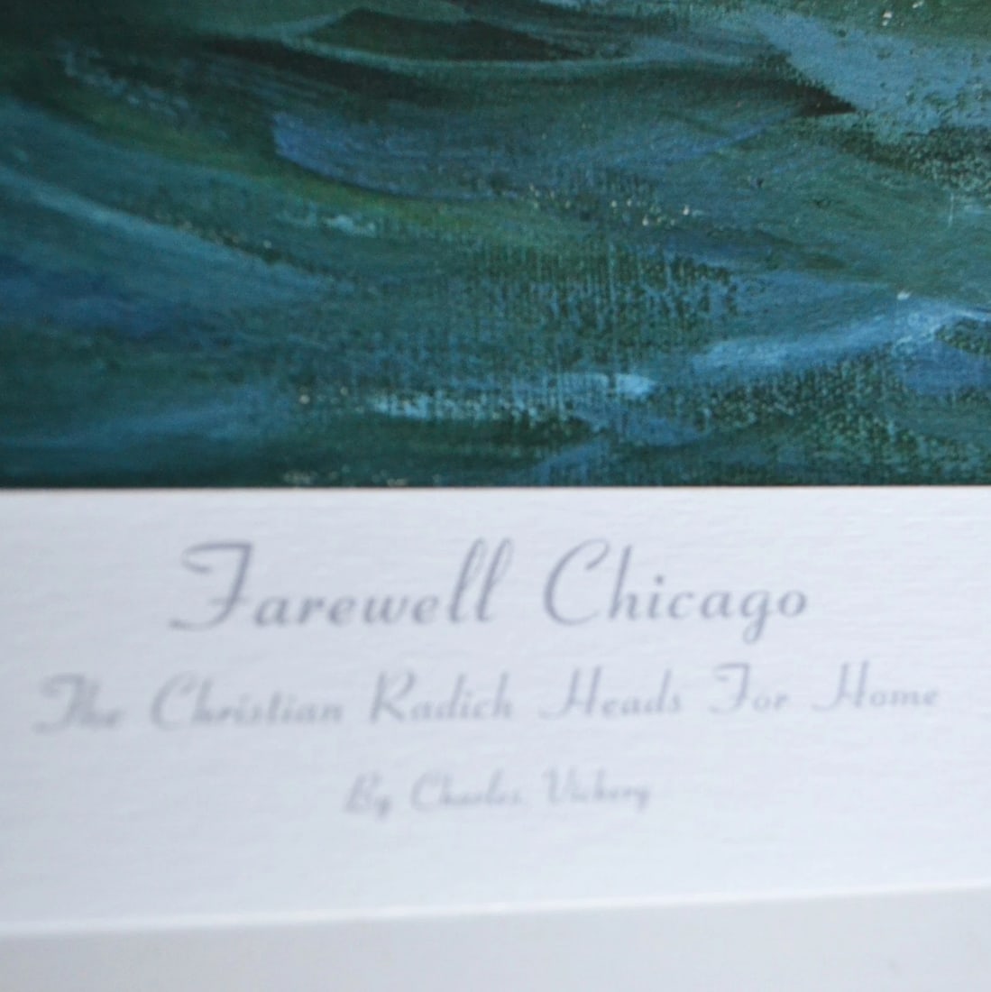Farewell Chicago "The Christian Radich Heads for Home" by Charles Vickery - 4
