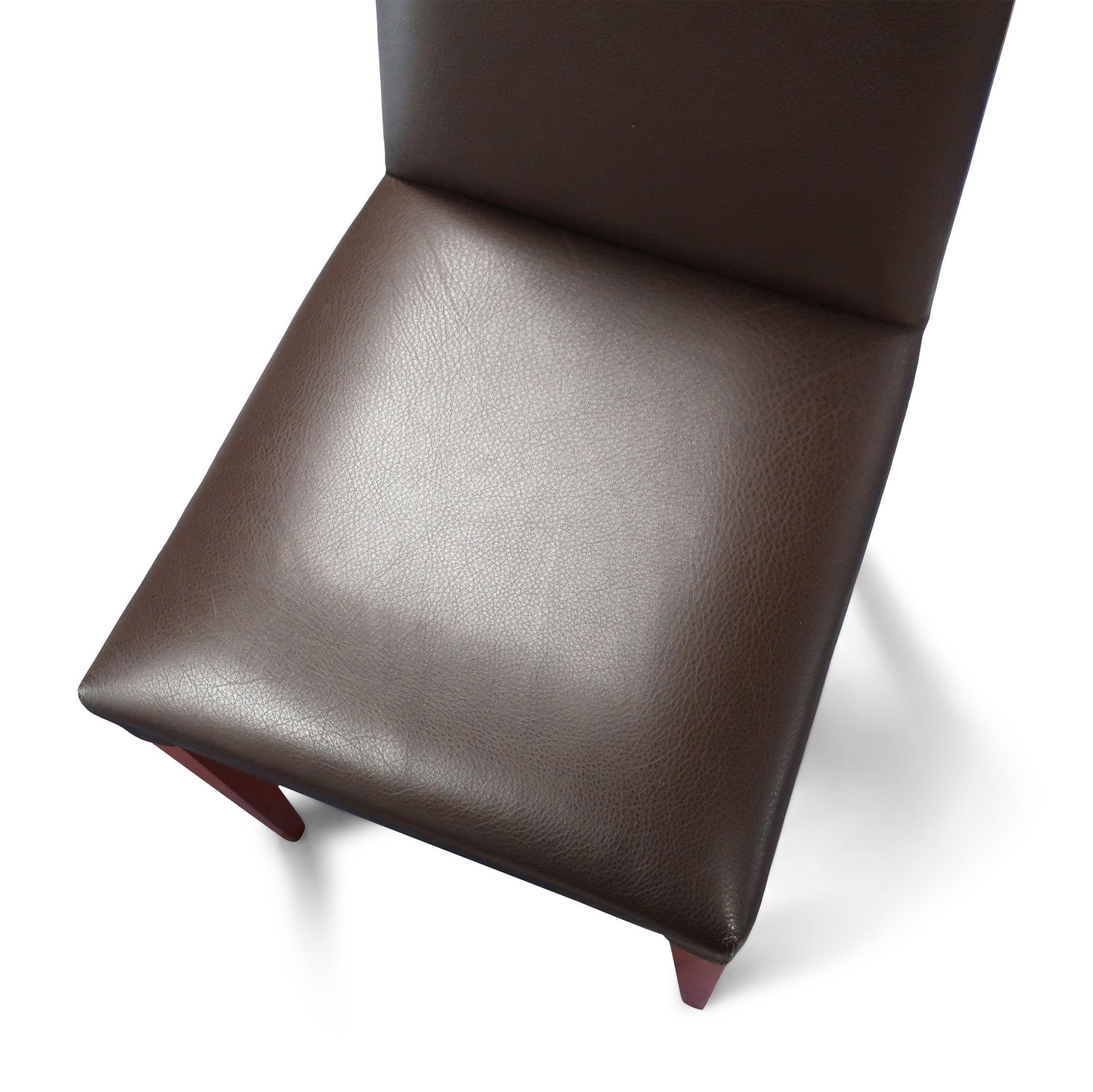 Pair of Brown Leather "Classic Chair" by Roberto Lazzeroni for Ceccotti Collezioni - 5