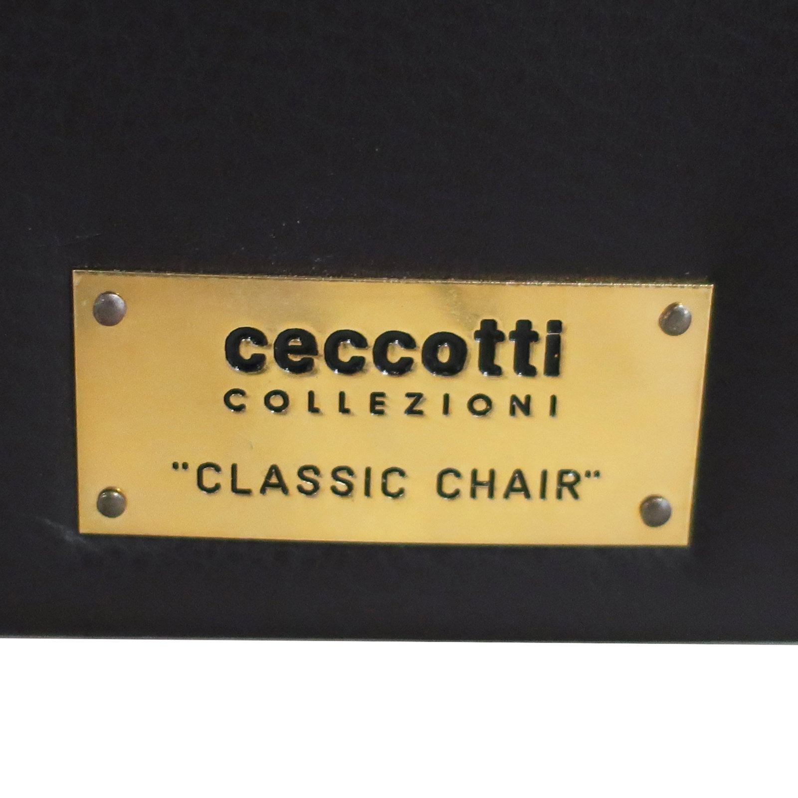 Pair of Brown Leather "Classic Chair" by Roberto Lazzeroni for Ceccotti Collezioni - 8
