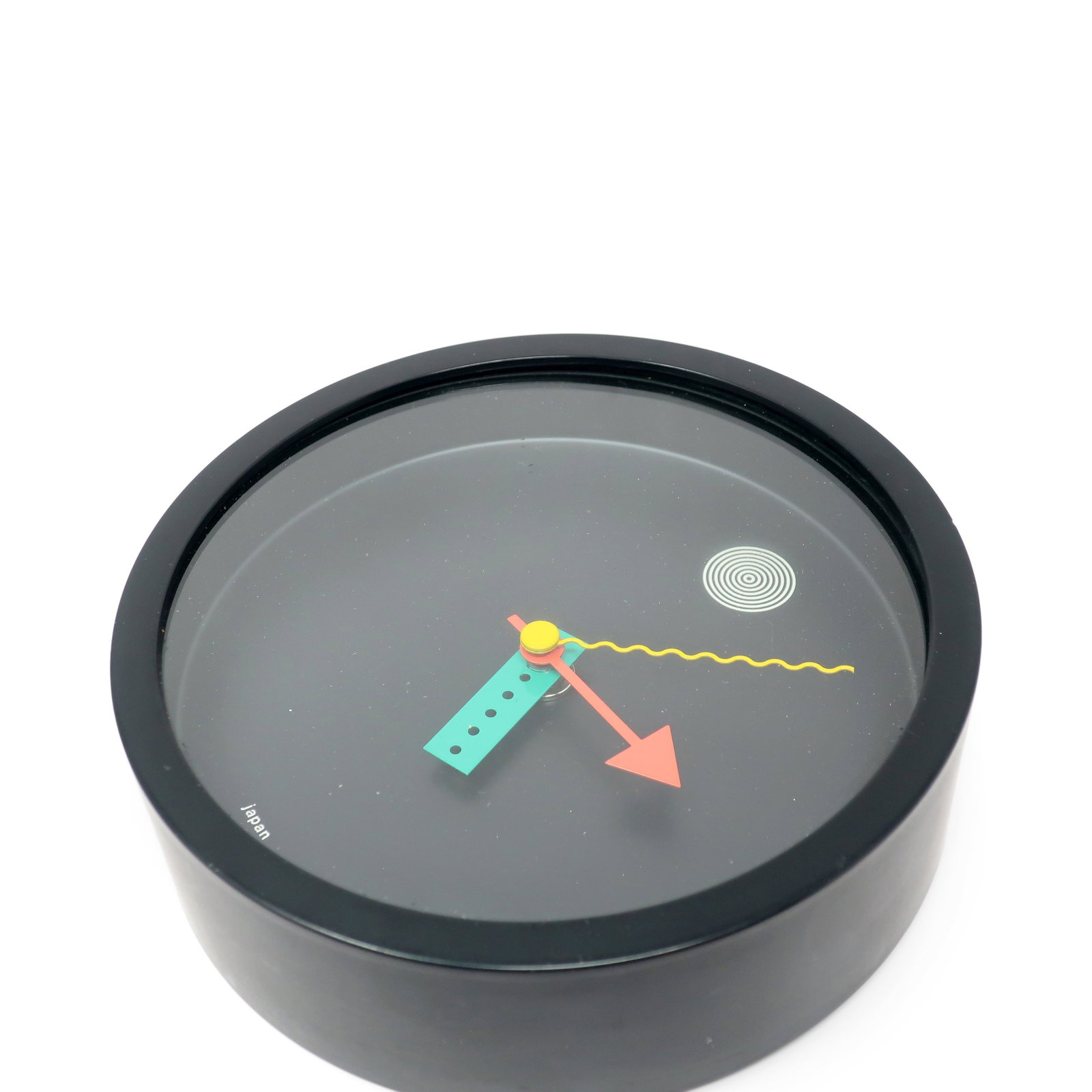1980s Postmodern Wall Clock by Shohei Mihara for Wakita - 4