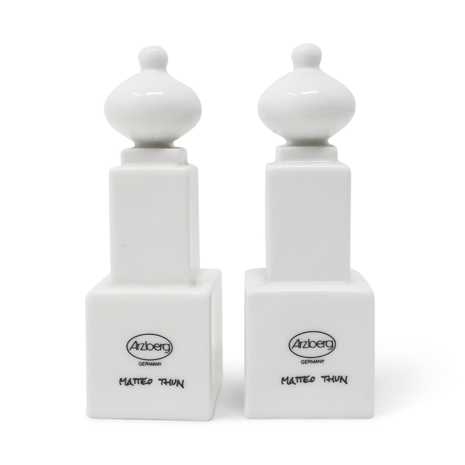 Porcelain Monumenti Salt & Pepper Shakers by Matteo Thun for Arzberg, 1987 - 4