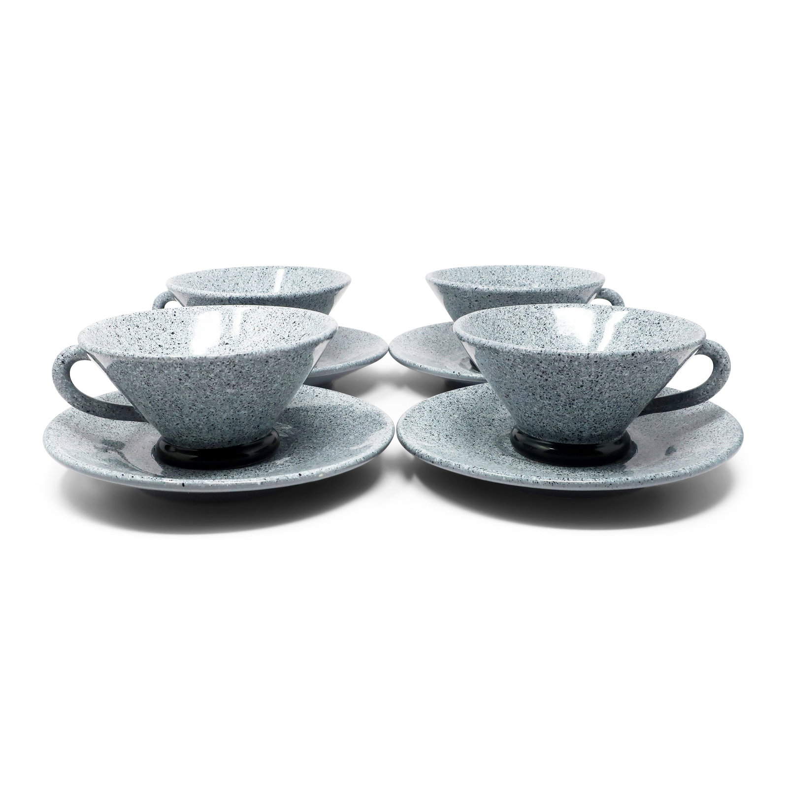 1980s Postmodern Cups, Saucers and Pitcher Set by Baldelli - 2