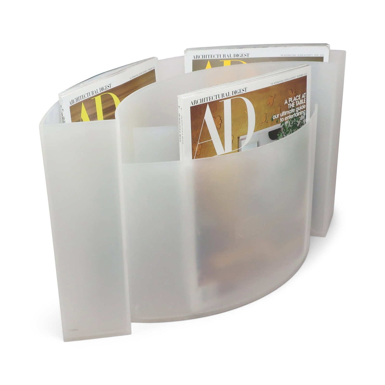 1990s Postmodern Wave Magazine Rack by Hansjerg Maier-Aichen for Authentics - 2