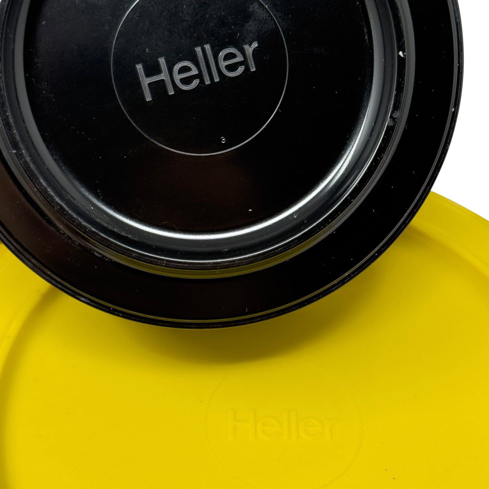 Black, White and Yellow Massimo Vignelli for Heller Dishes - Set of 24 - 5