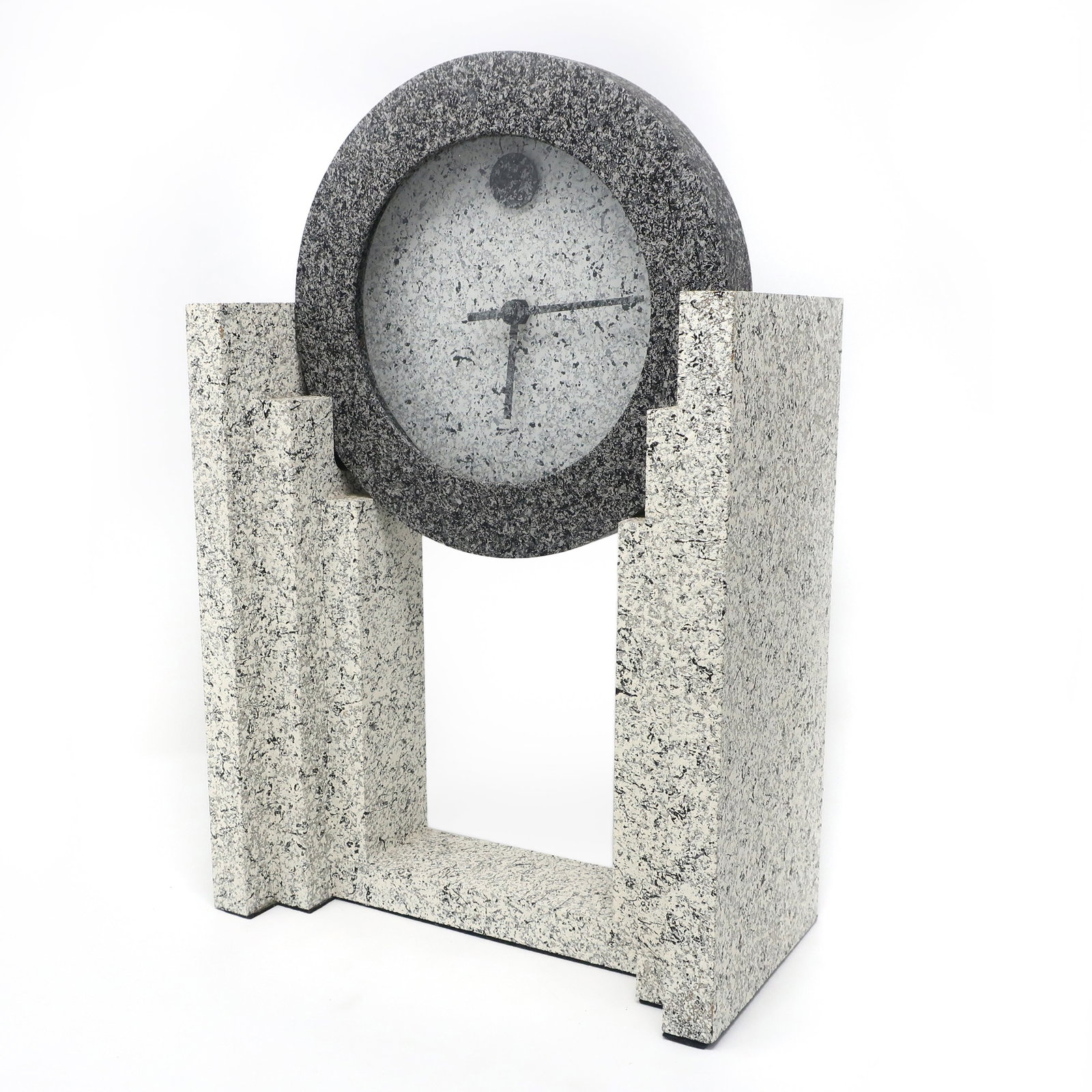 1980s Post Modern Mantle Clock by Empire Arts - 5