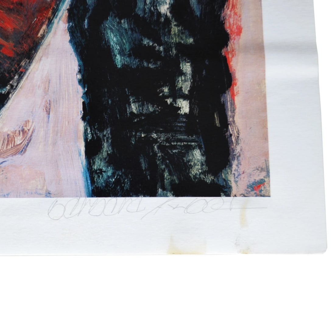 Limited Edition "The Cellist" Seriolithograph by Barbara Wood - 2
