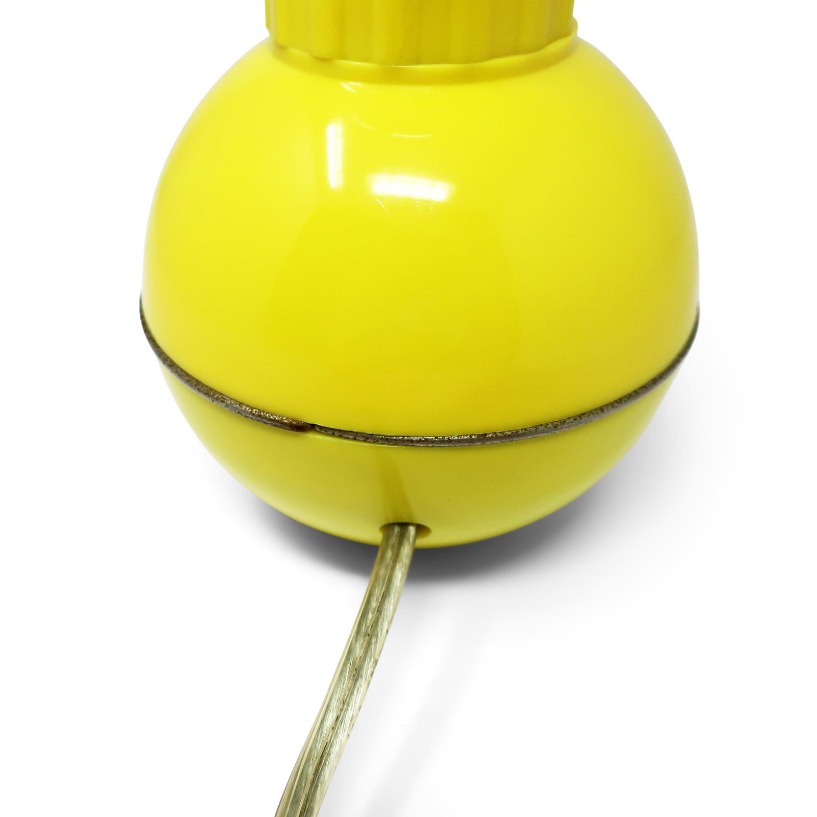 Vintage Enzo Mari Yellow Dumbbell Lamp - 4