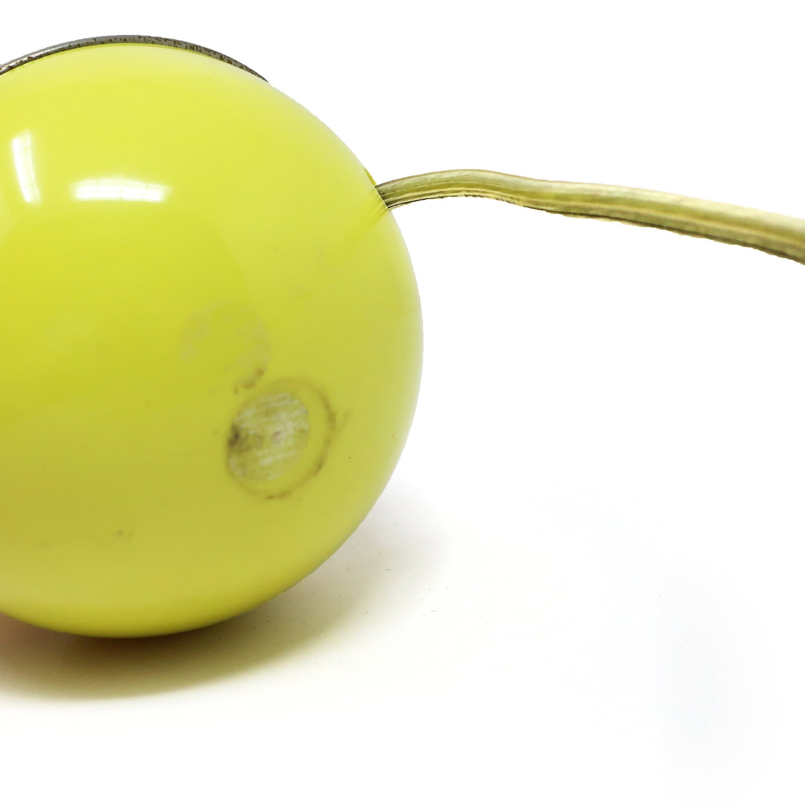 Vintage Enzo Mari Yellow Dumbbell Lamp - 6