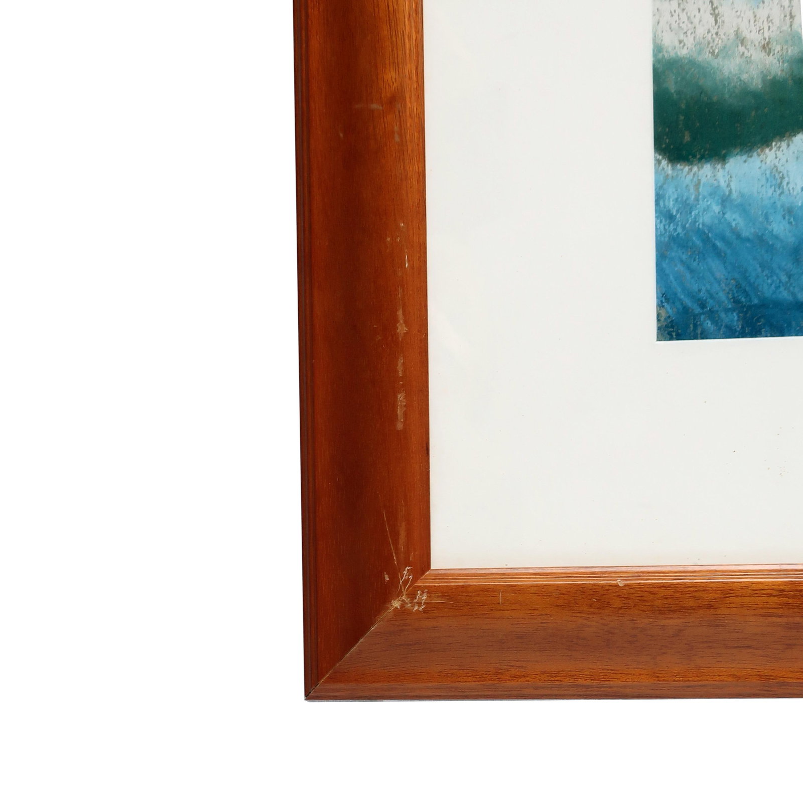 Framed Southwestern Pastel on Paper - 6