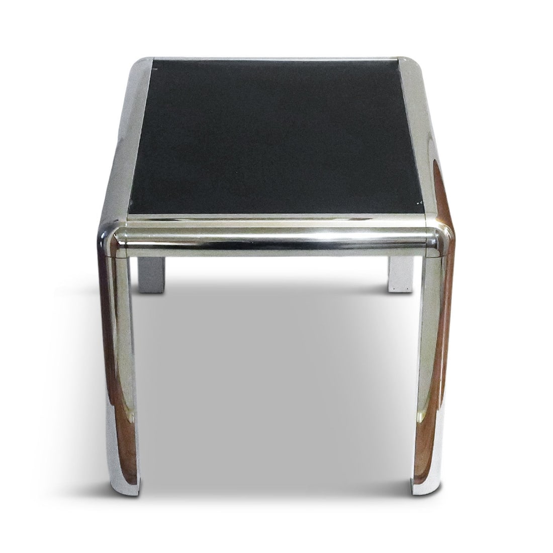 Pair of 1970s Chrome and Glass Side Tables - 6