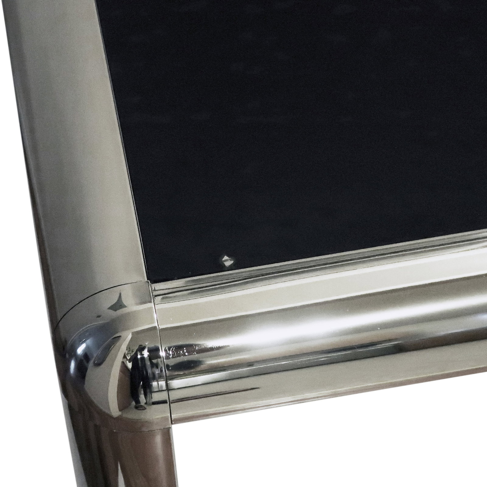 Pair of 1970s Chrome and Glass Side Tables - 9
