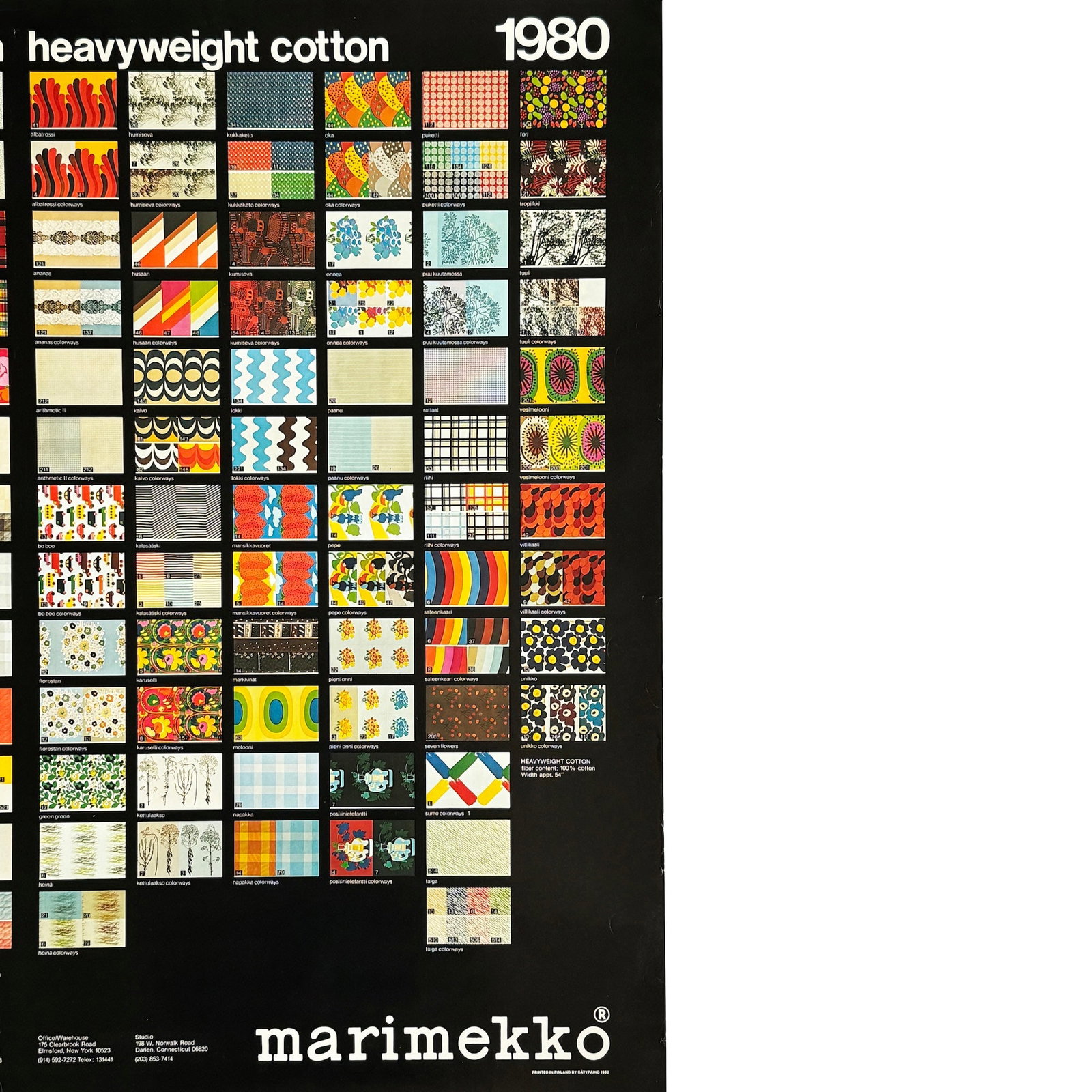 1980 Marimekko Promotional Poster - 4