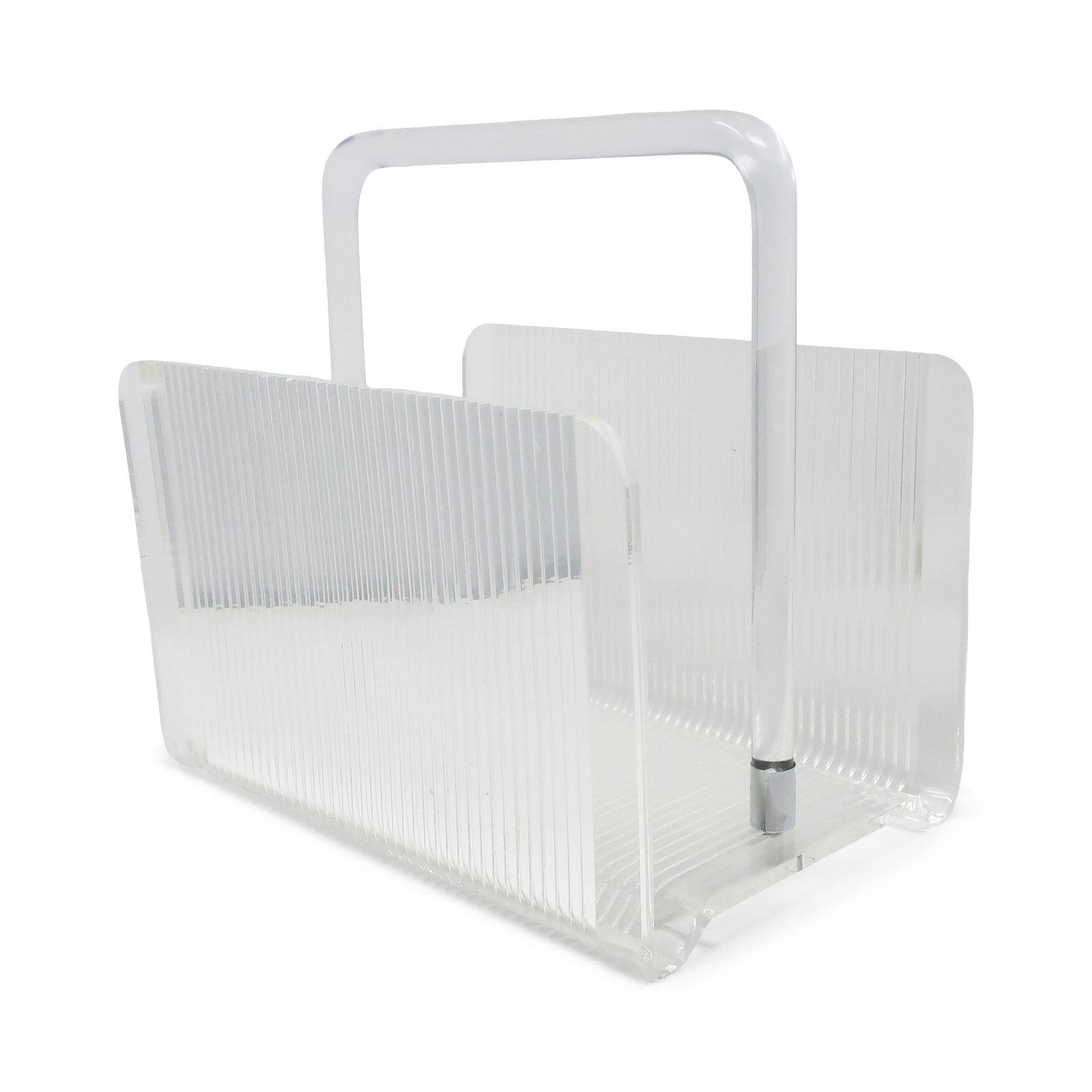 1970s Lucite Magazine Rack - 5