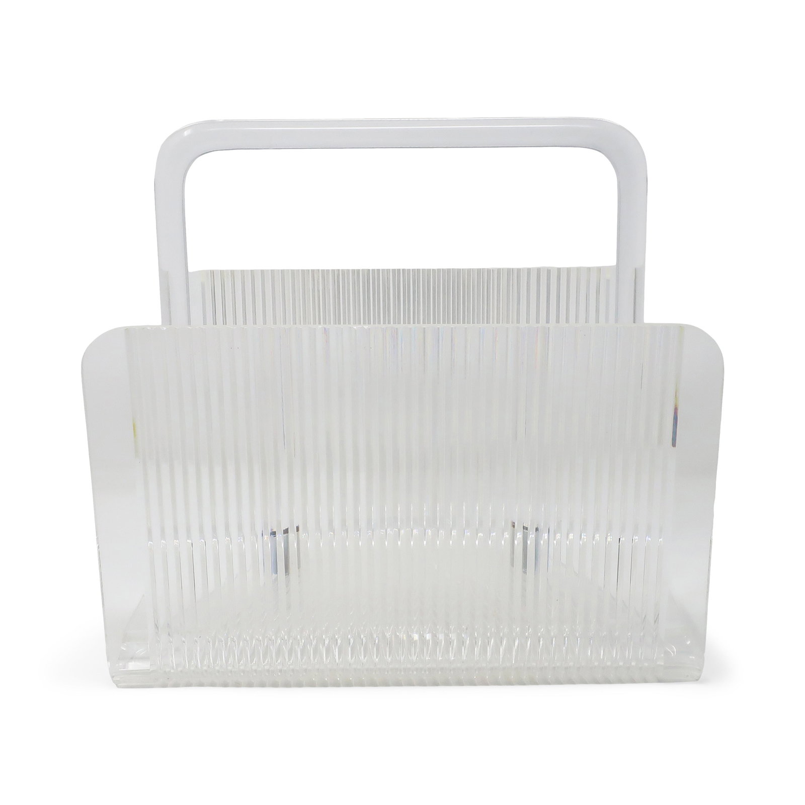 1970s Lucite Magazine Rack - 6