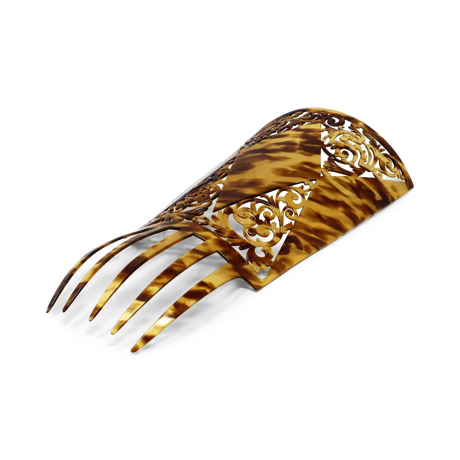 19th Century Tortoise Shell Decorative Hair Comb or Head Piece - 2