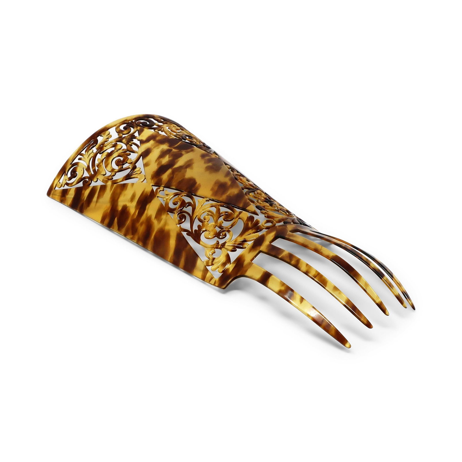 19th Century Tortoise Shell Decorative Hair Comb or Head Piece - 3