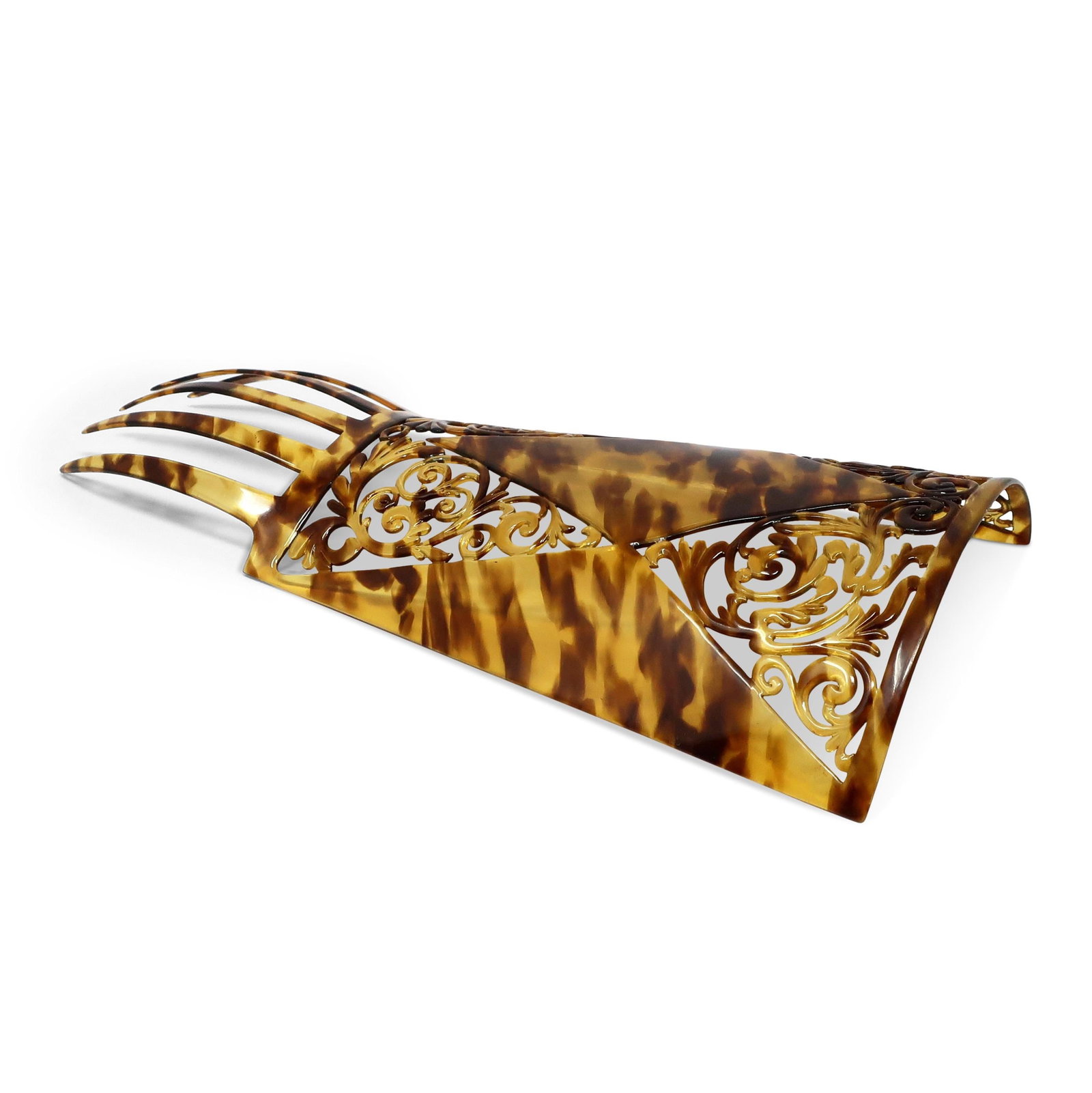 19th Century Tortoise Shell Decorative Hair Comb or Head Piece - 4