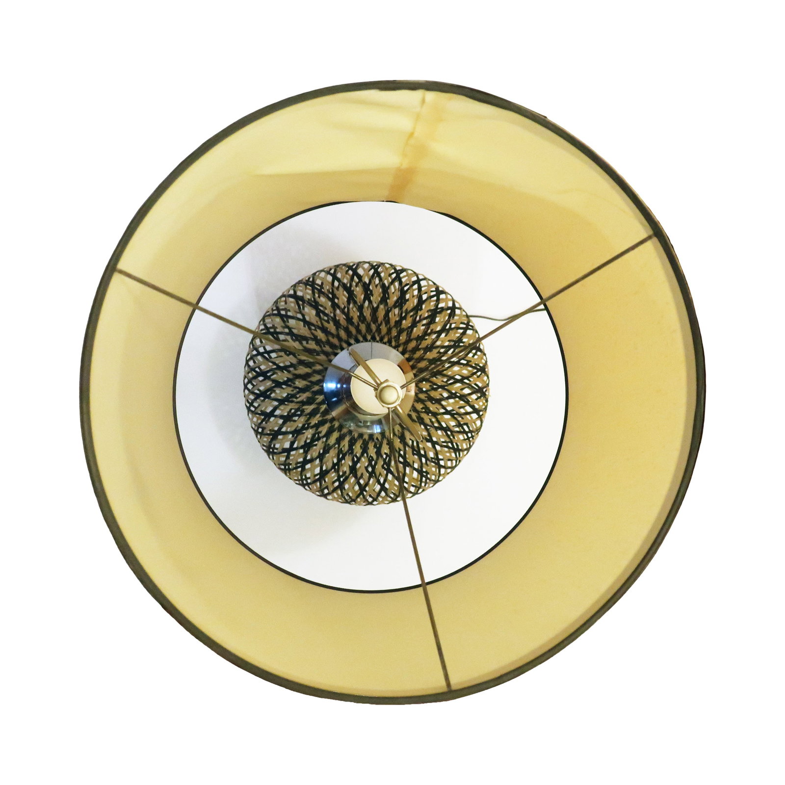 Pair of Mid Century Modern Spun Lucite Spaghetti Table Lamps - 10