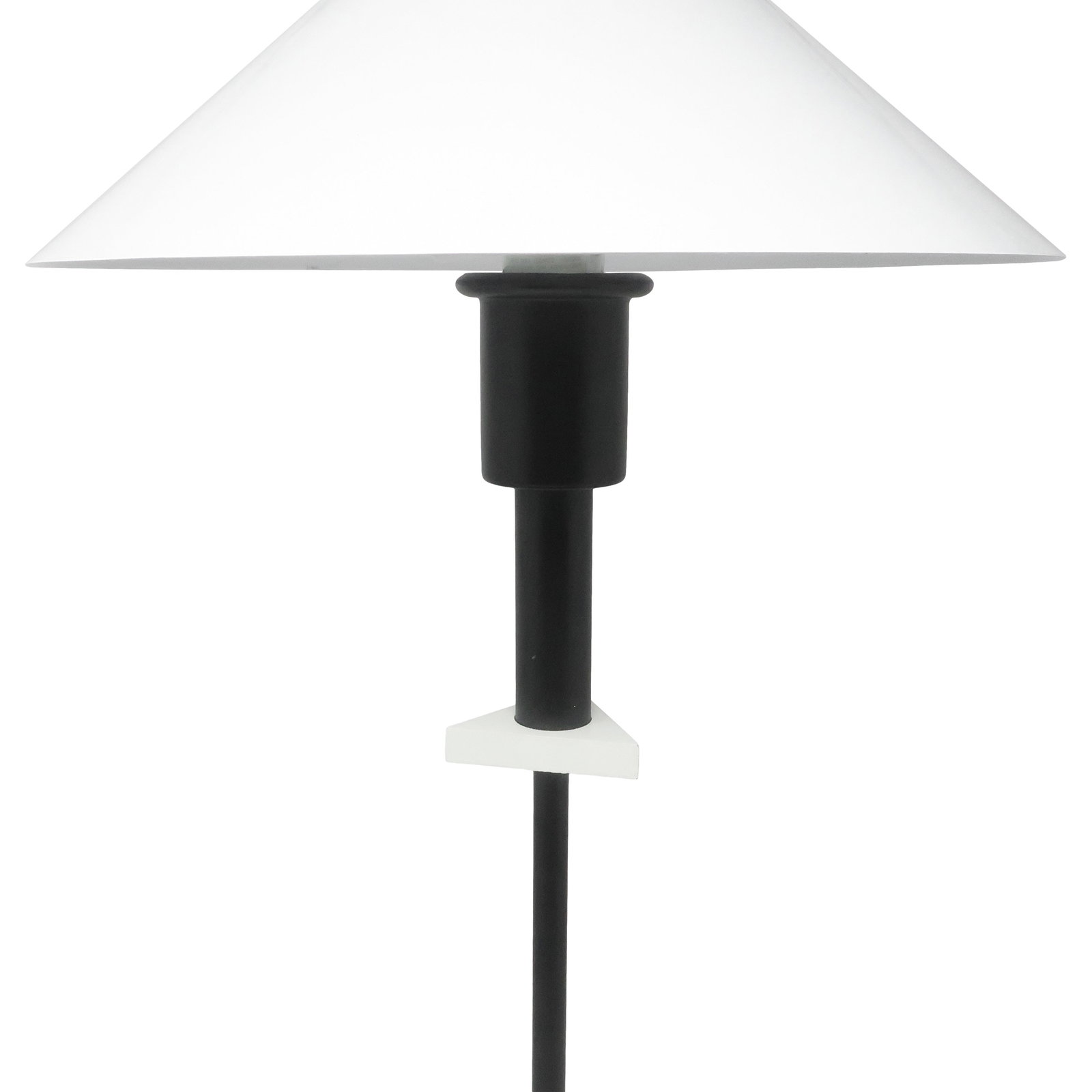 1980s Postmodern Black and White Table Lamp - 3