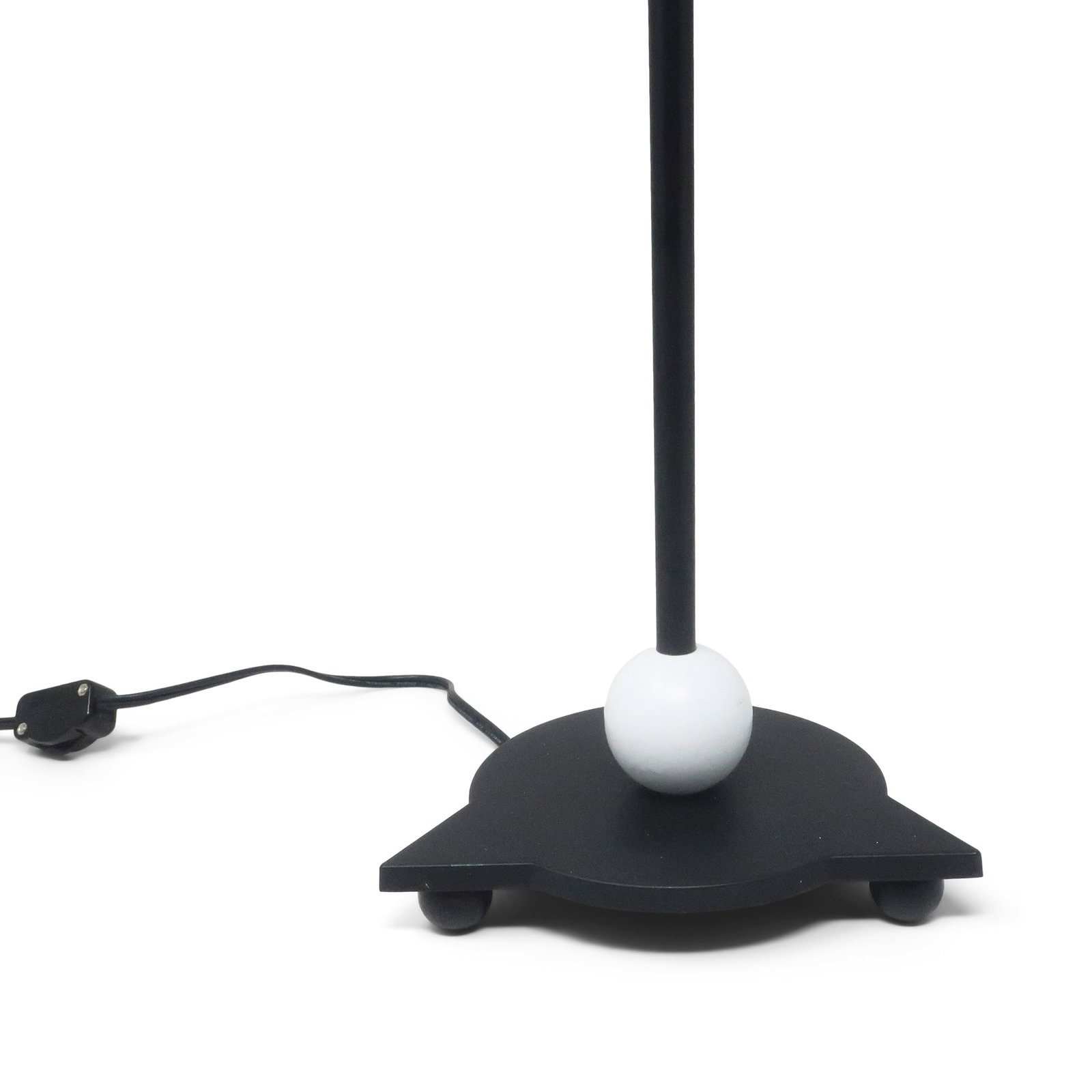 1980s Postmodern Black and White Table Lamp - 4