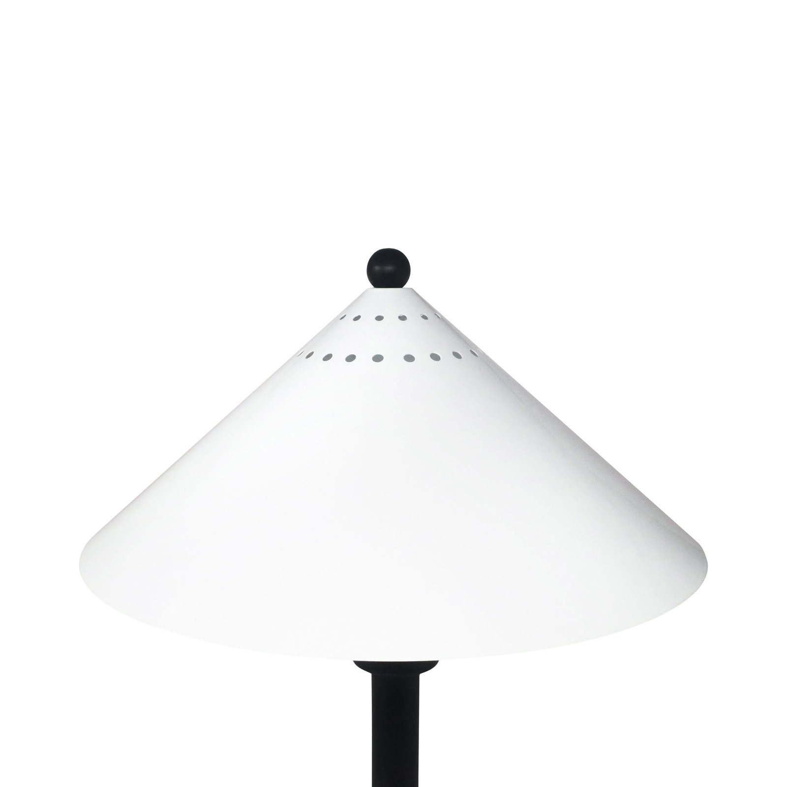 1980s Postmodern Black and White Table Lamp - 5