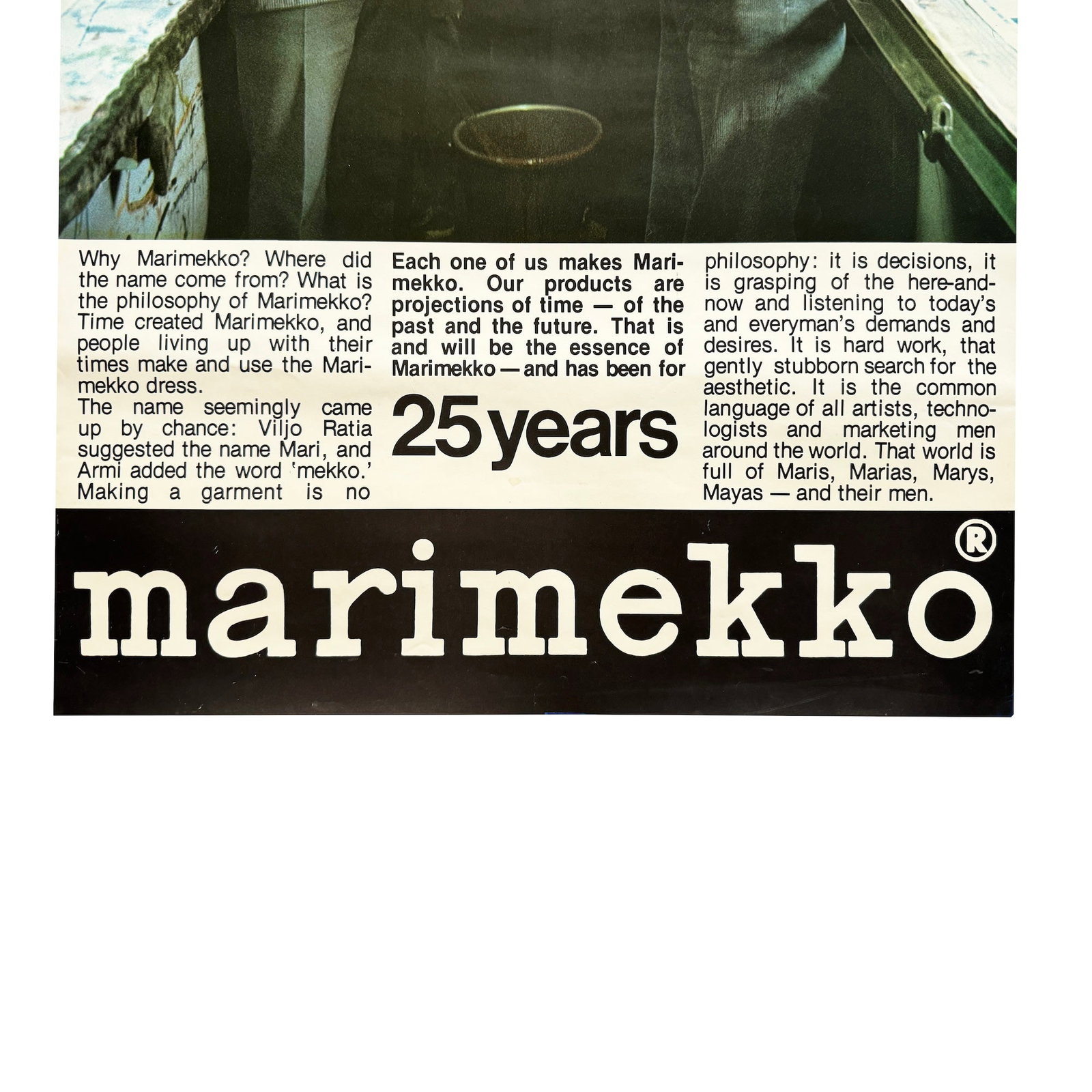 1970s 25th Anniversary Marimekko Poster - 3