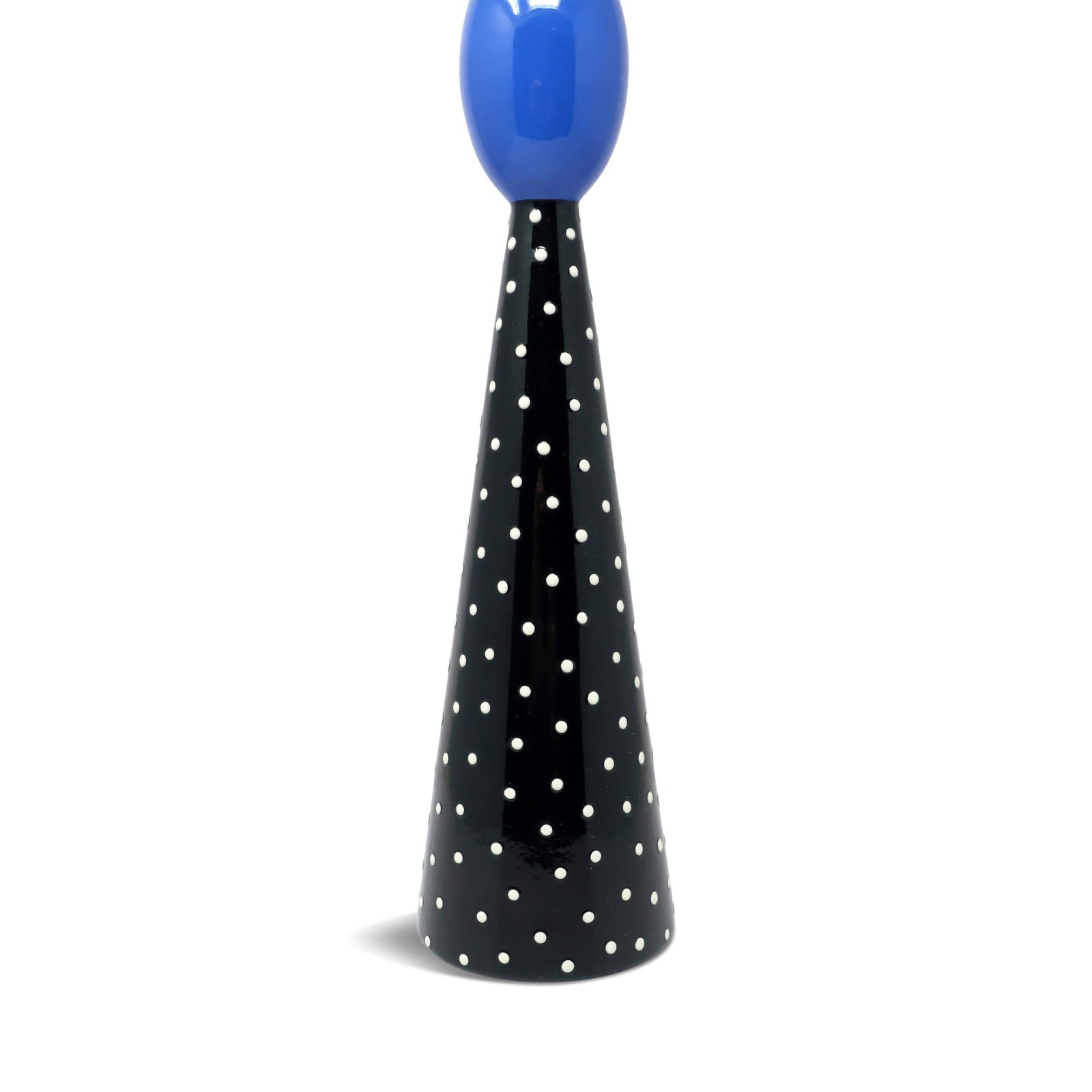 Postmodern Studio Ceramic Tall Candlestick by Michael Duvall - 3
