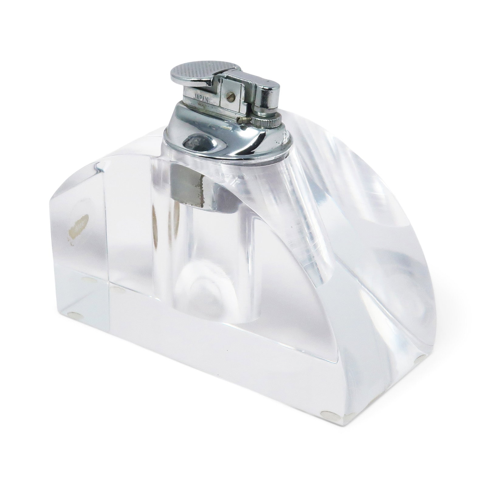 1980s Lucite Astrolite Table Lighter by Ritts Co. of Los Angeles (1 of 7)