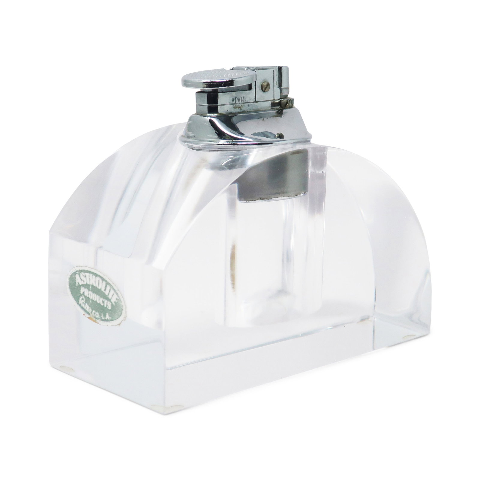 1980s Lucite Astrolite Table Lighter by Ritts Co. of Los Angeles - 2