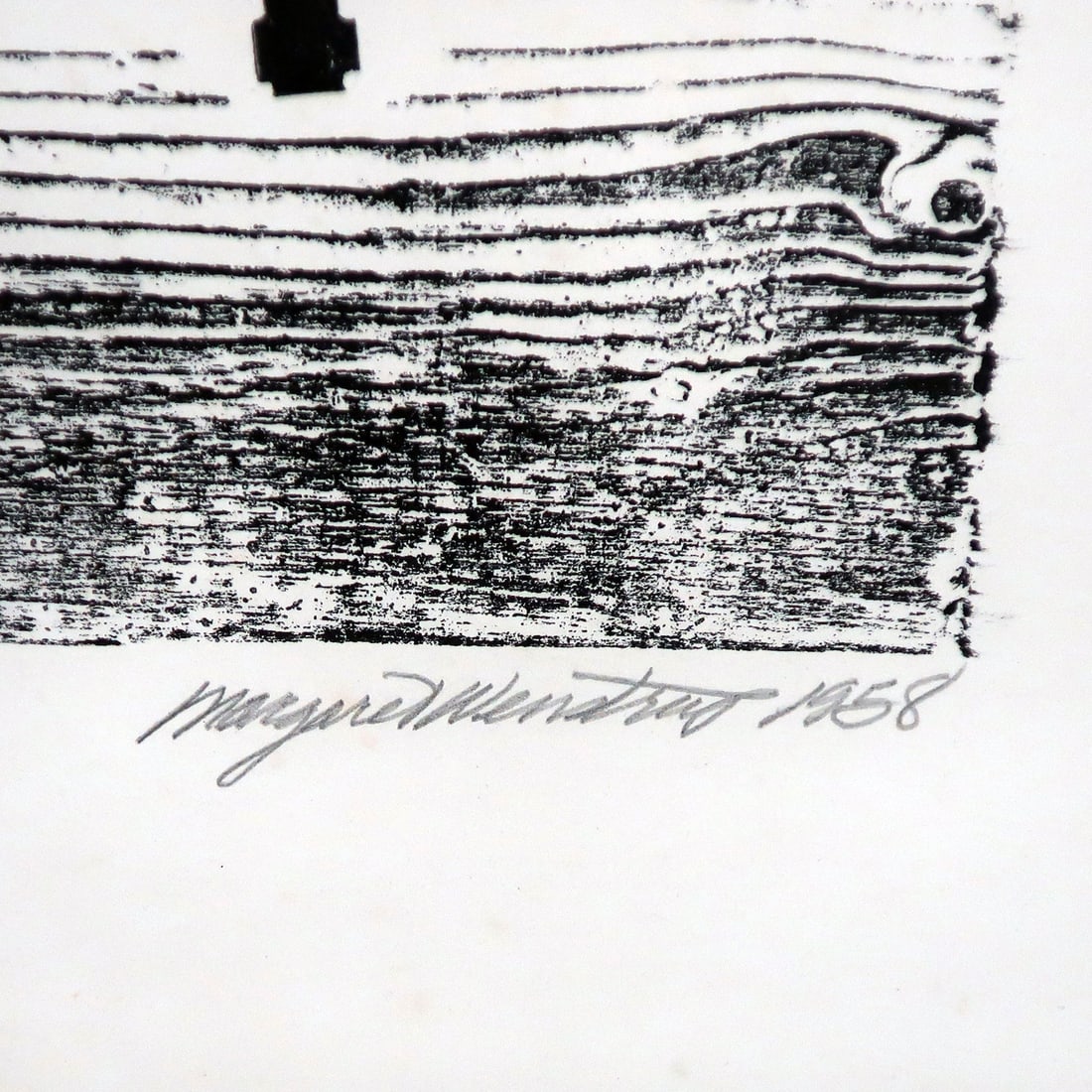 Limited Edition Untitled Woodblock Print by Margaret Wenstrup (1958) - 4