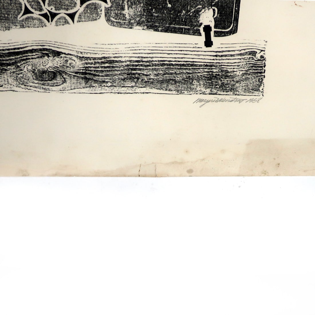 Limited Edition Untitled Woodblock Print by Margaret Wenstrup (1958) - 5