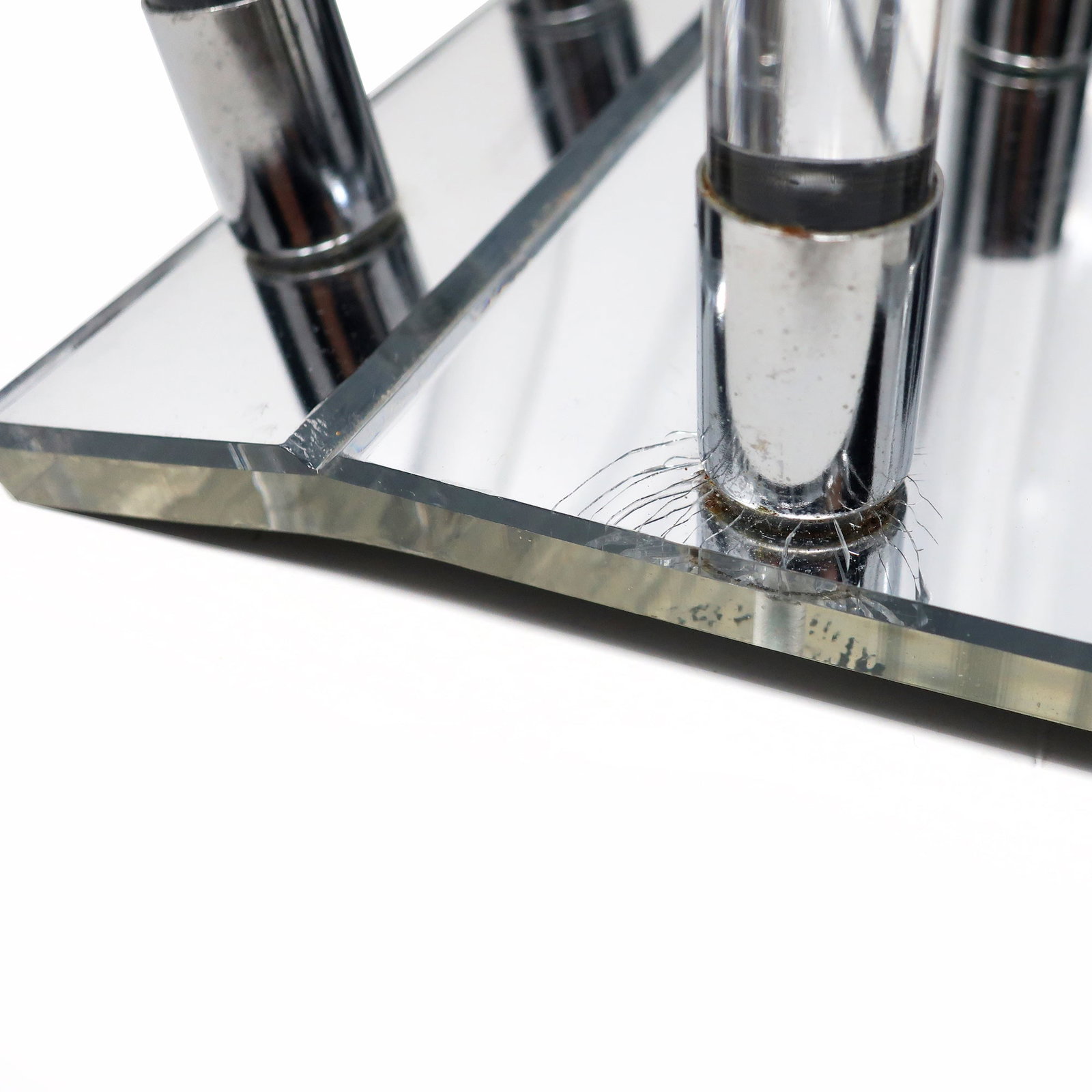 Vintage 1960s Lucite & Chrome Magazine Rack by Dorothy Thorpe - 6