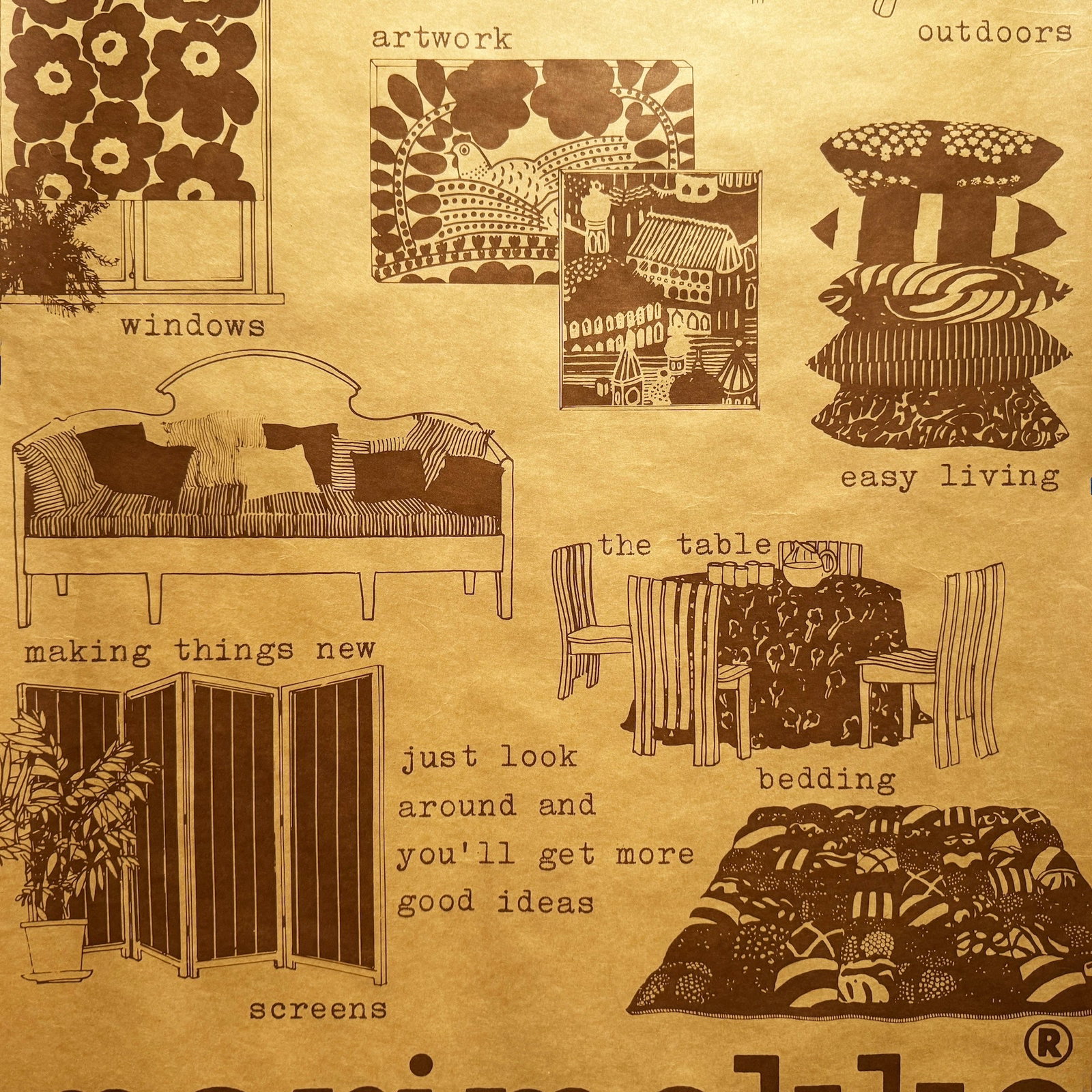 1977 Marimekko Promotional Poster - 3