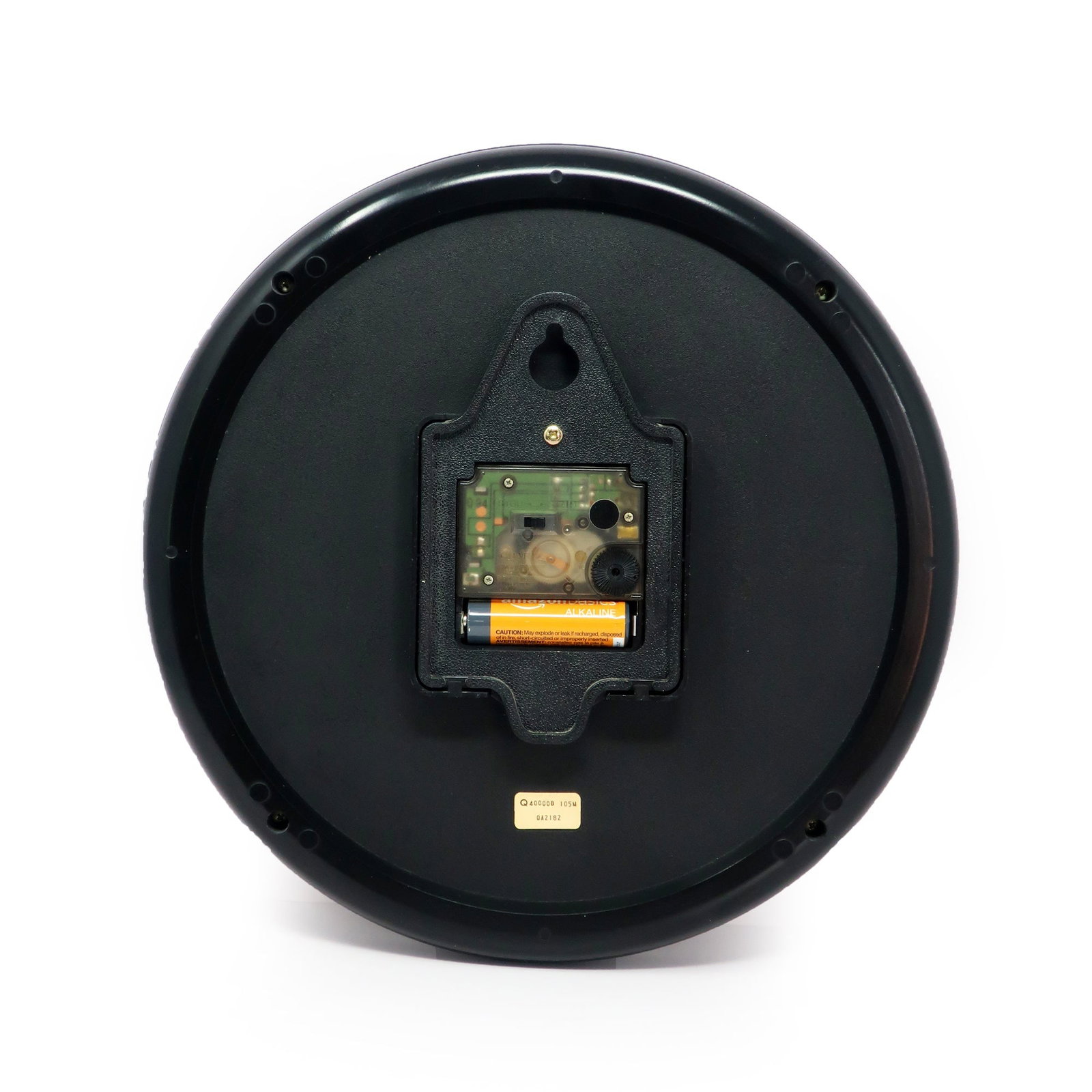 1980s Black Postmodern Wall Clock by Citizen - 5