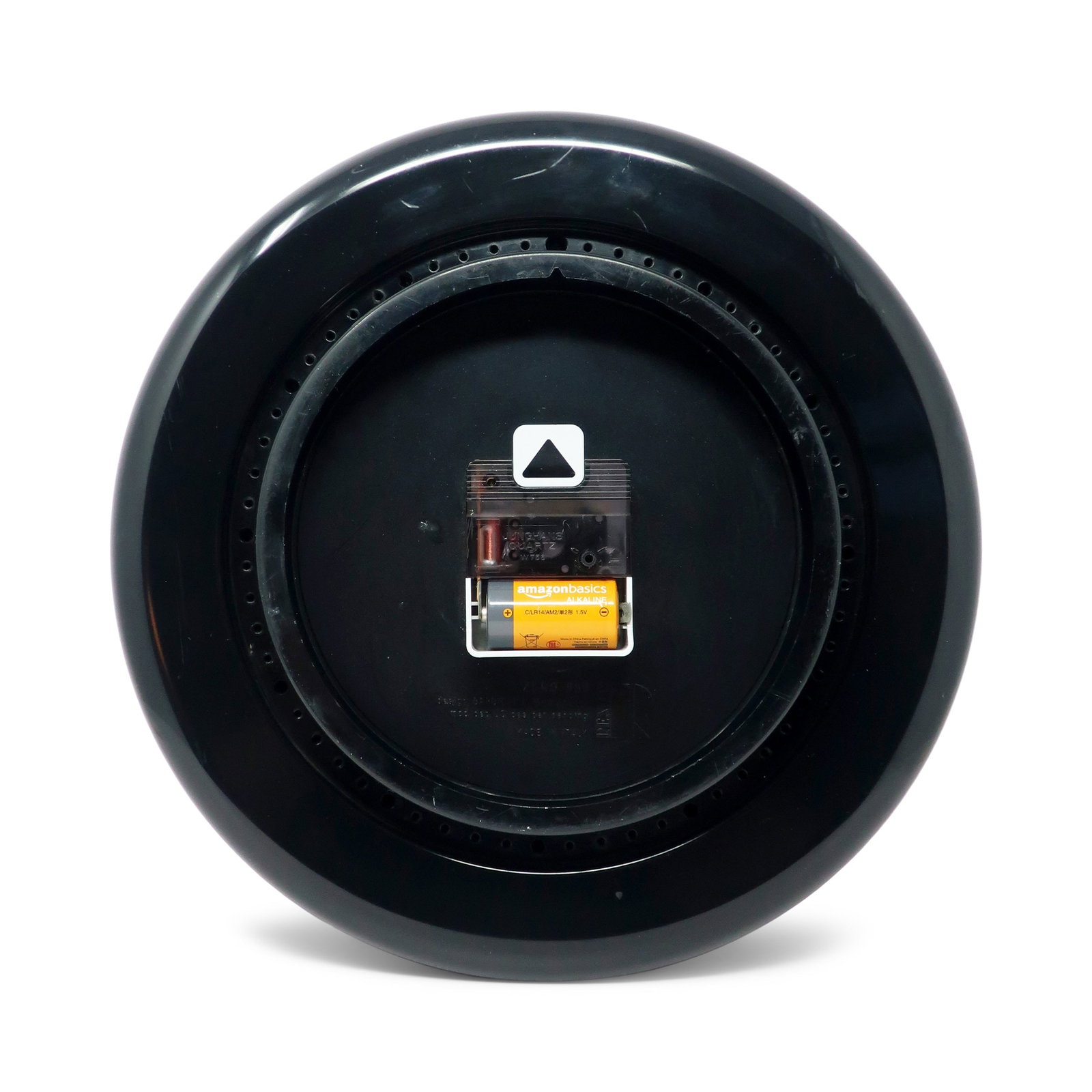 1980s Postmodern Black and Red Rexite Zero 980 Wall Clock - 5