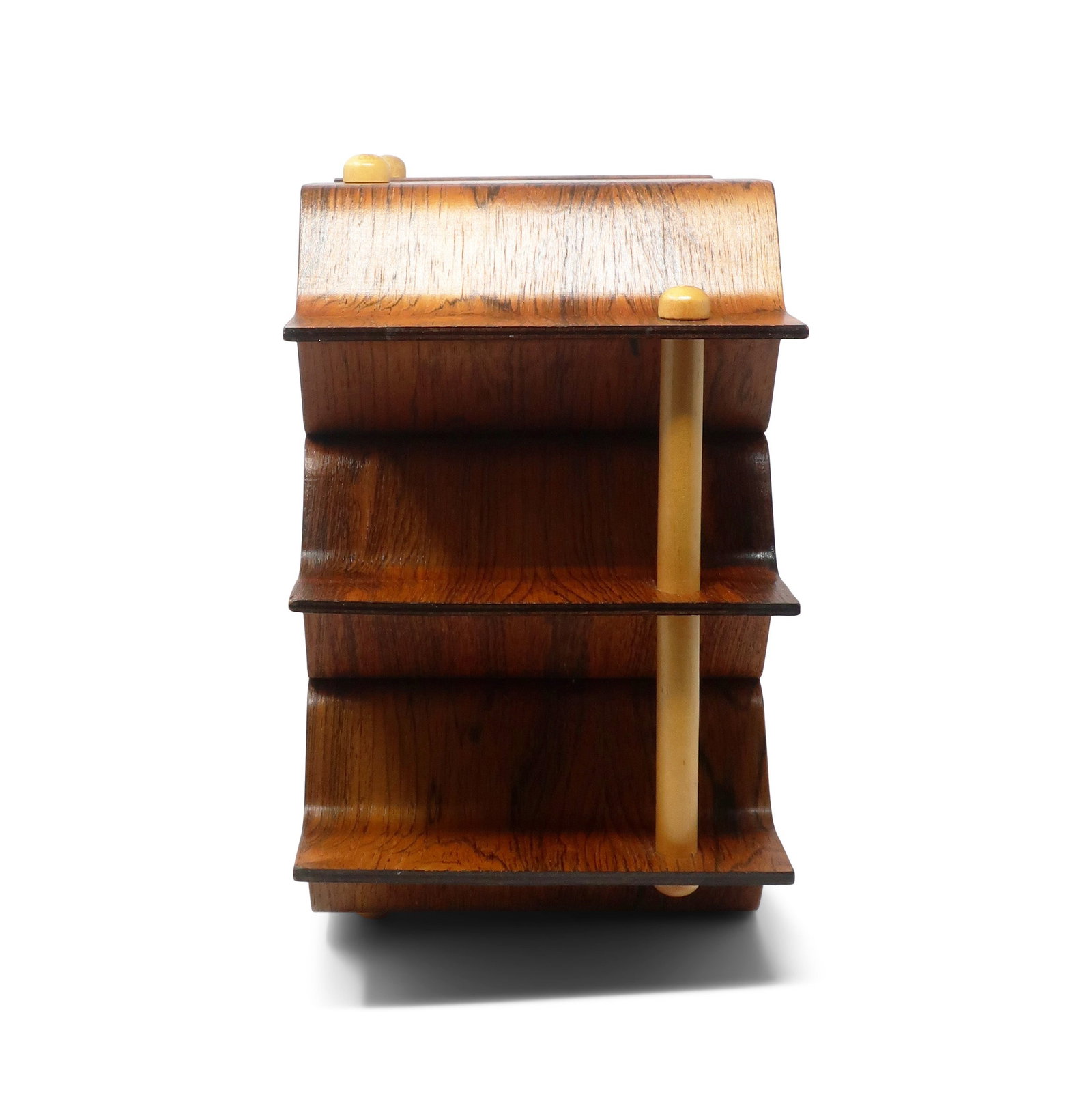 Rosewood & Beech Bentwood Wine Rack by Torsten Johansson for AB Formtra - 10