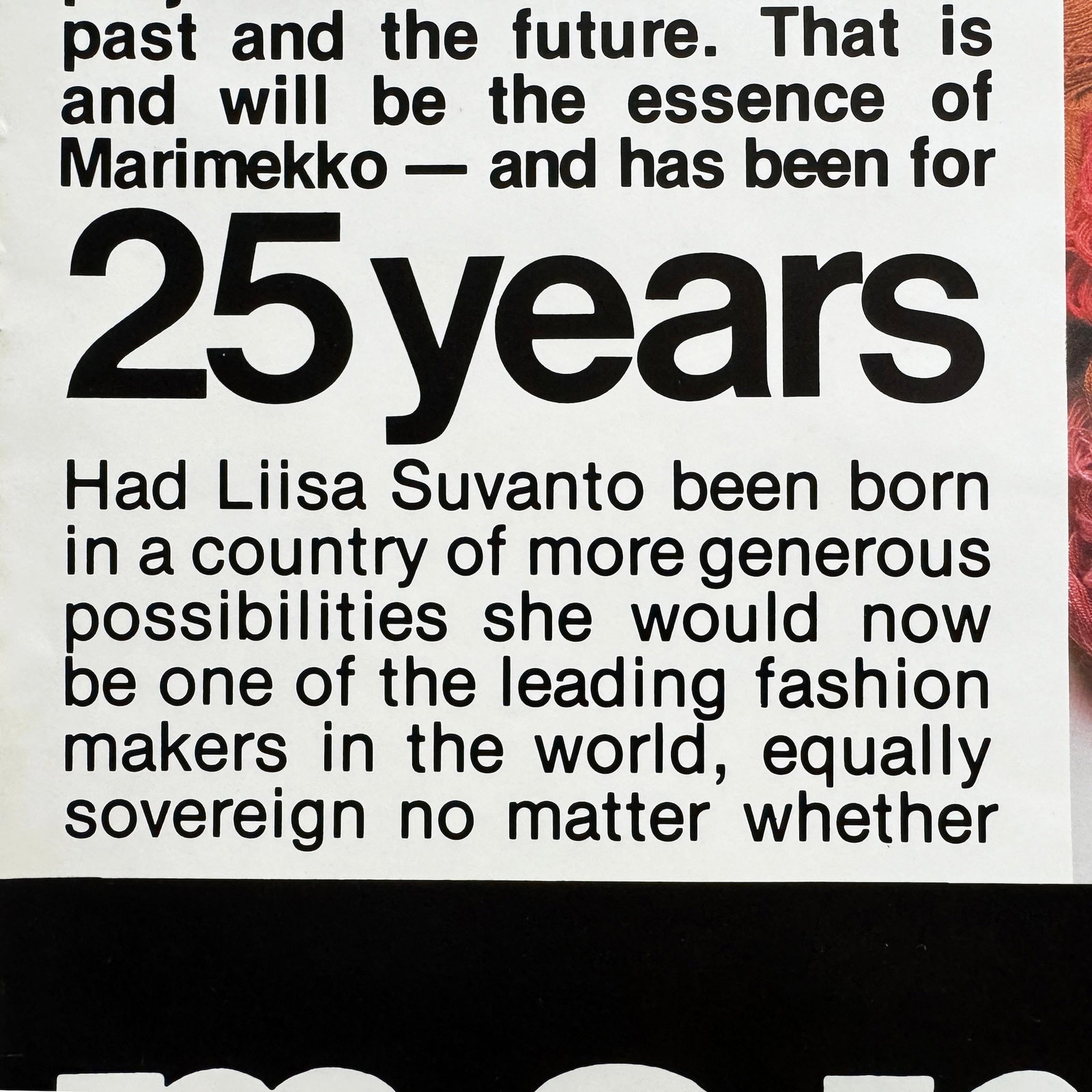 1970s 25th Anniversary Marimekko Poster with Liisa Suvanto - 6