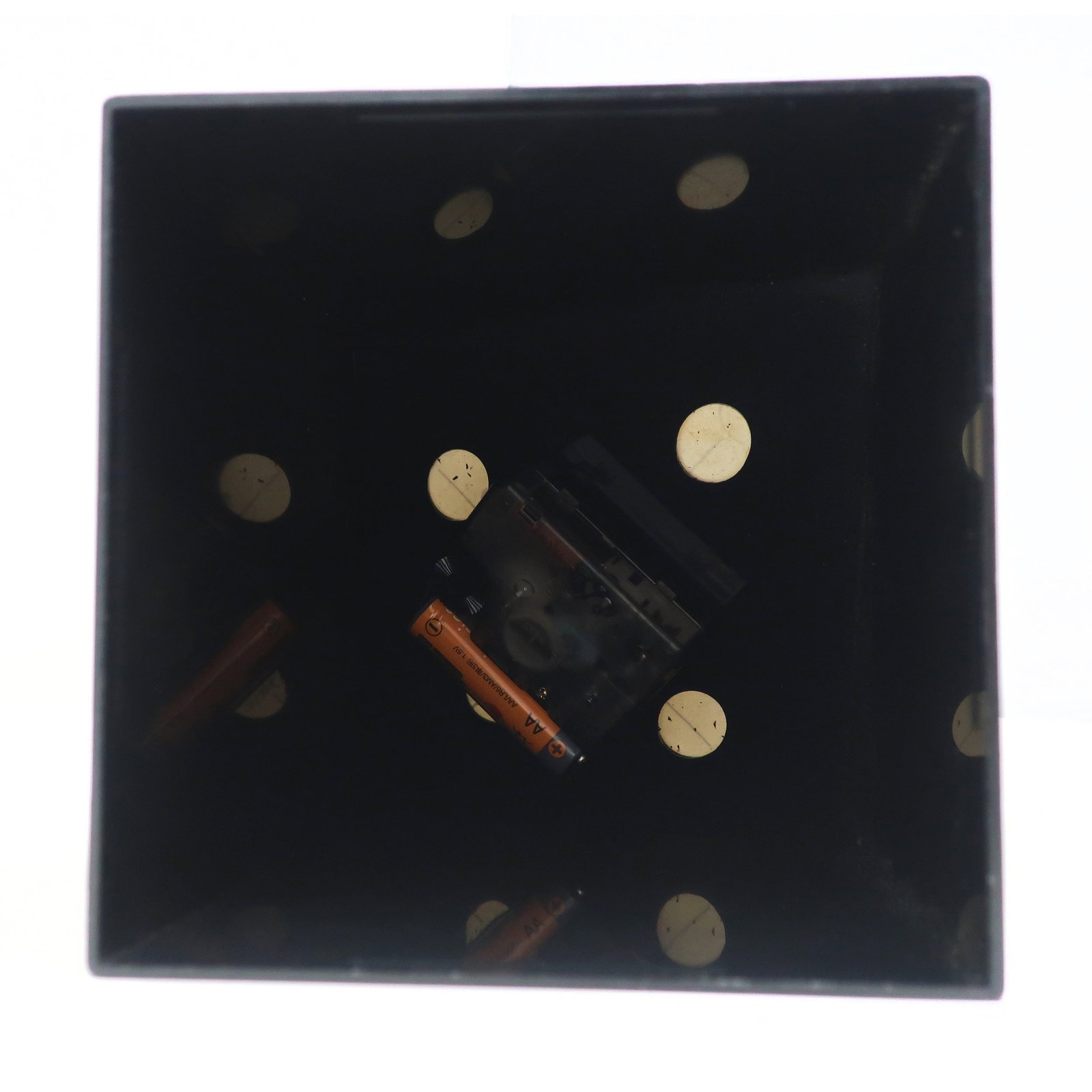 1970s Japanese Black Lucite Clock by Grace - 8
