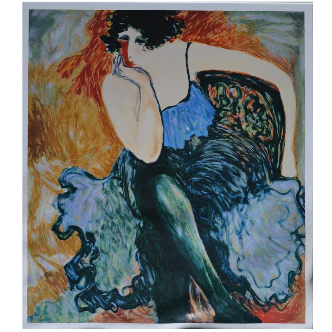 Limited Edition "In the Wings" Seriolithograph by Barbara Wood (1 of 7)