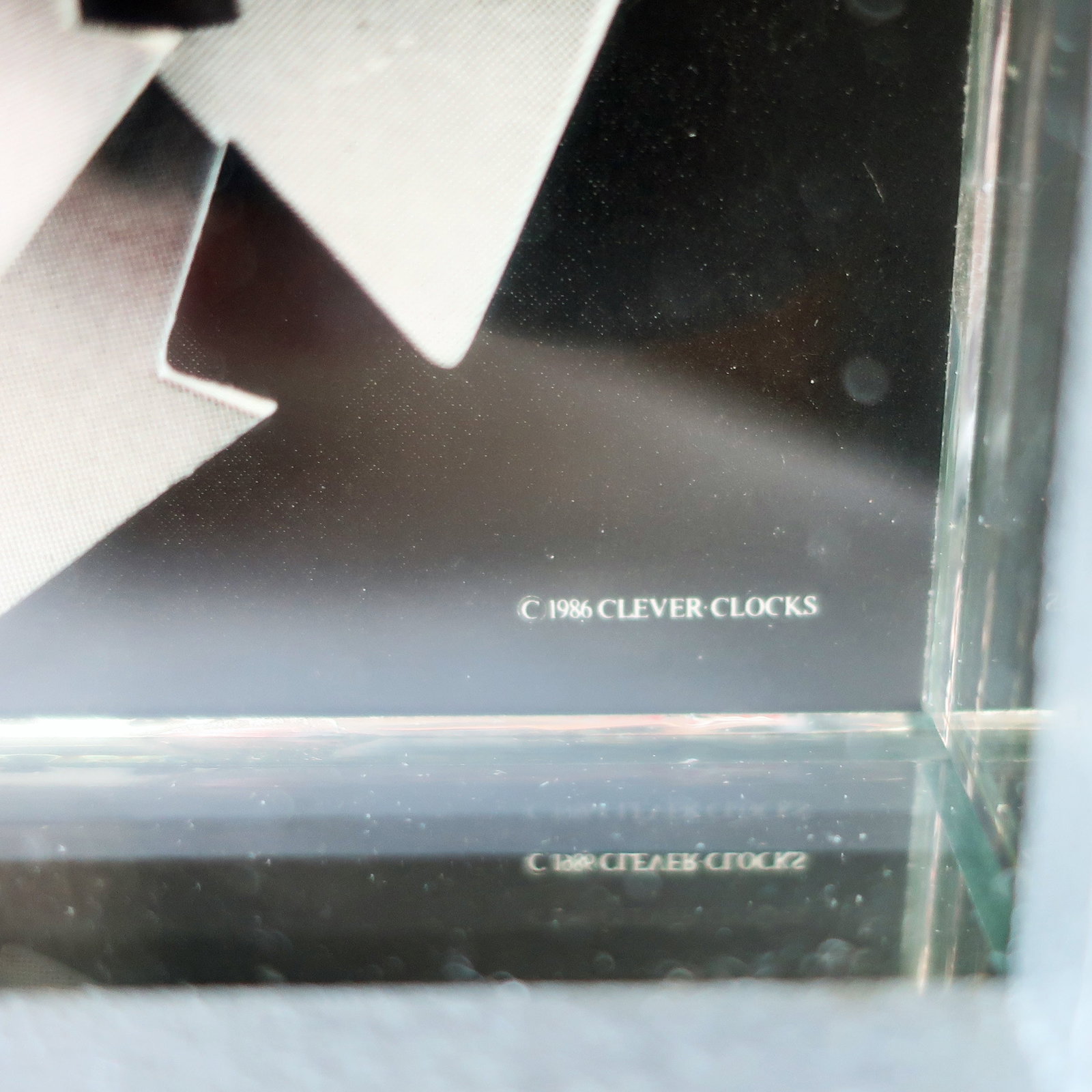 1986 Postmodern Desk Clock by Douglas Chalk for Clever Clocks - 8