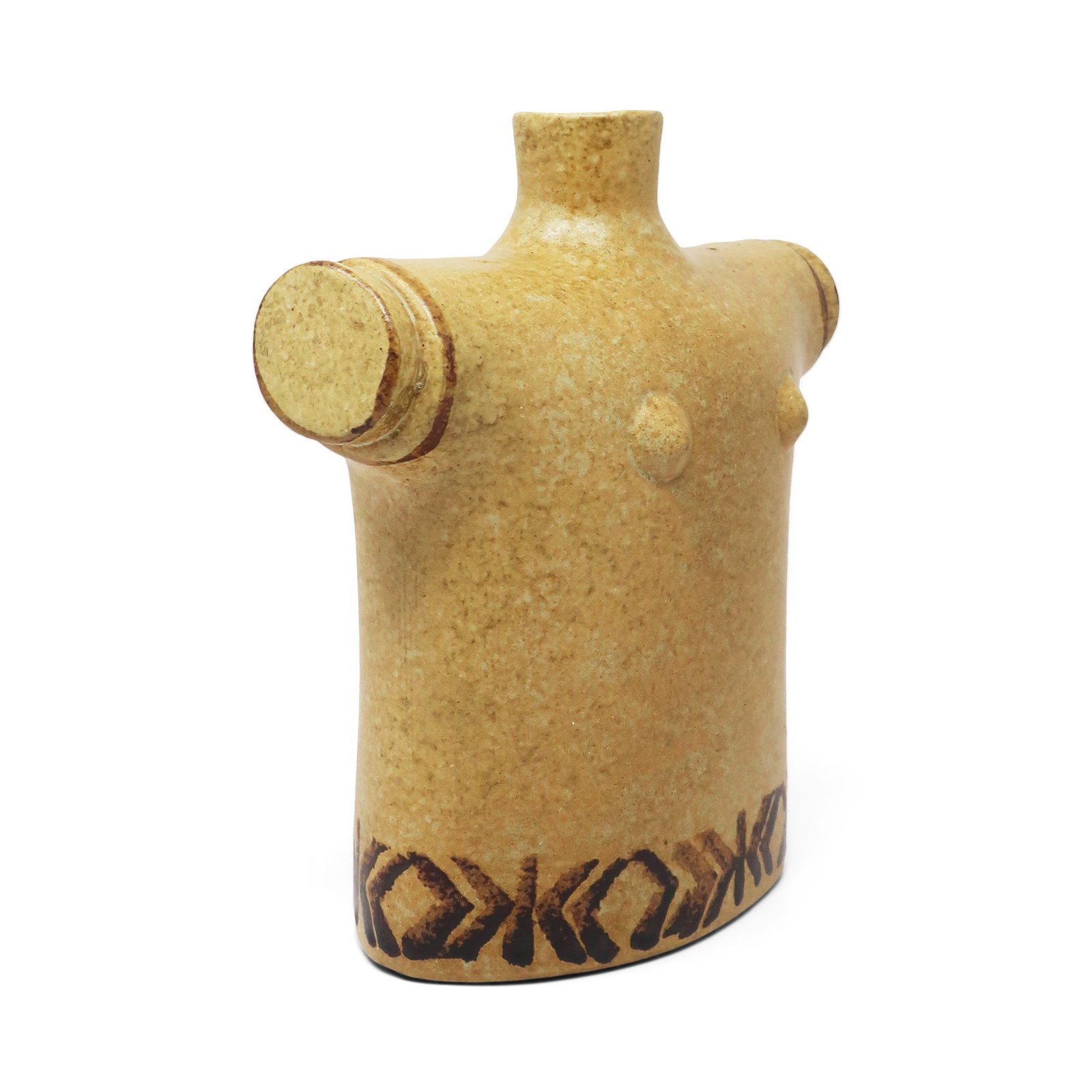 Mid-Century Modern Female Torso Pottery Vase - 5