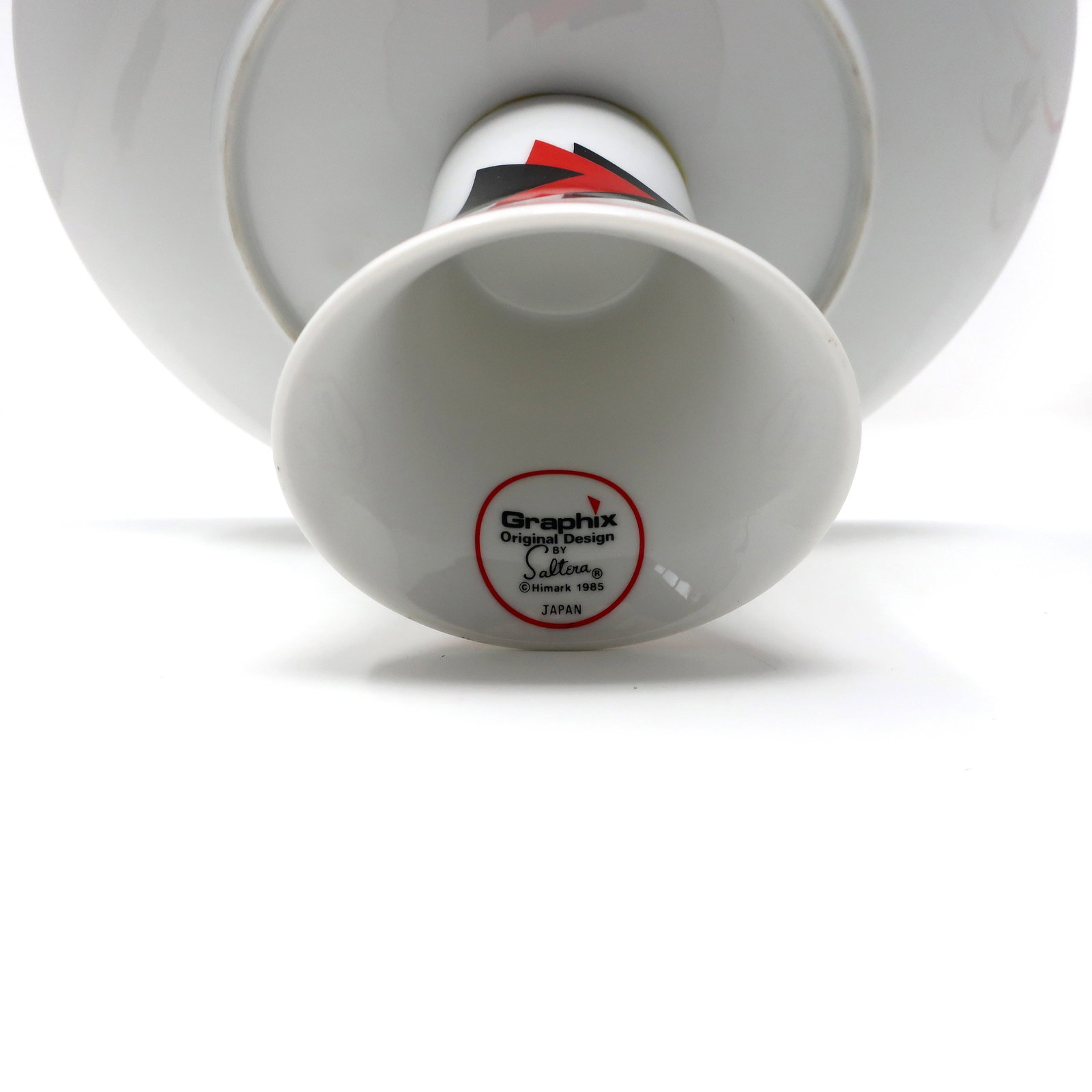 Postmodern Graphix Dessert Set by Saltera Himark 1985 - 9