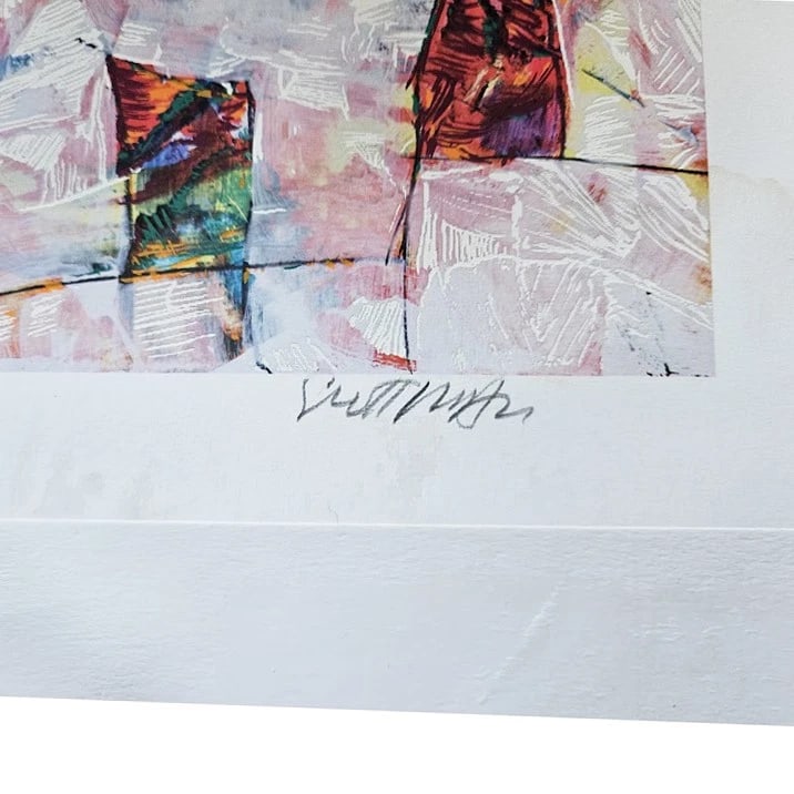 Limited Edition "Sunlit Village" Serigraph by Harry Guttman - 3
