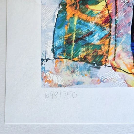 Limited Edition "Sunlit Village" Serigraph by Harry Guttman - 5