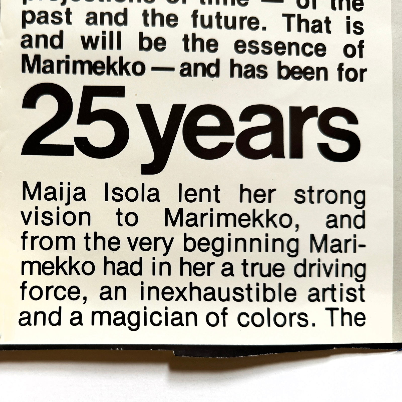 1970s 25th Anniversary Marimekko Poster with Maija Isola - 3